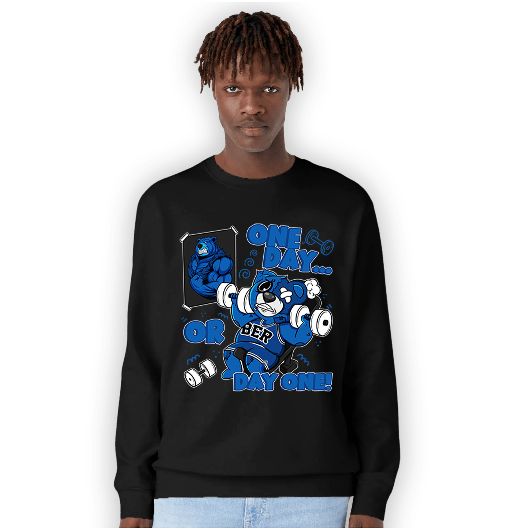 Royal Reimagined 1s Sweatshirt Match BER Gymmer - NastyJamz