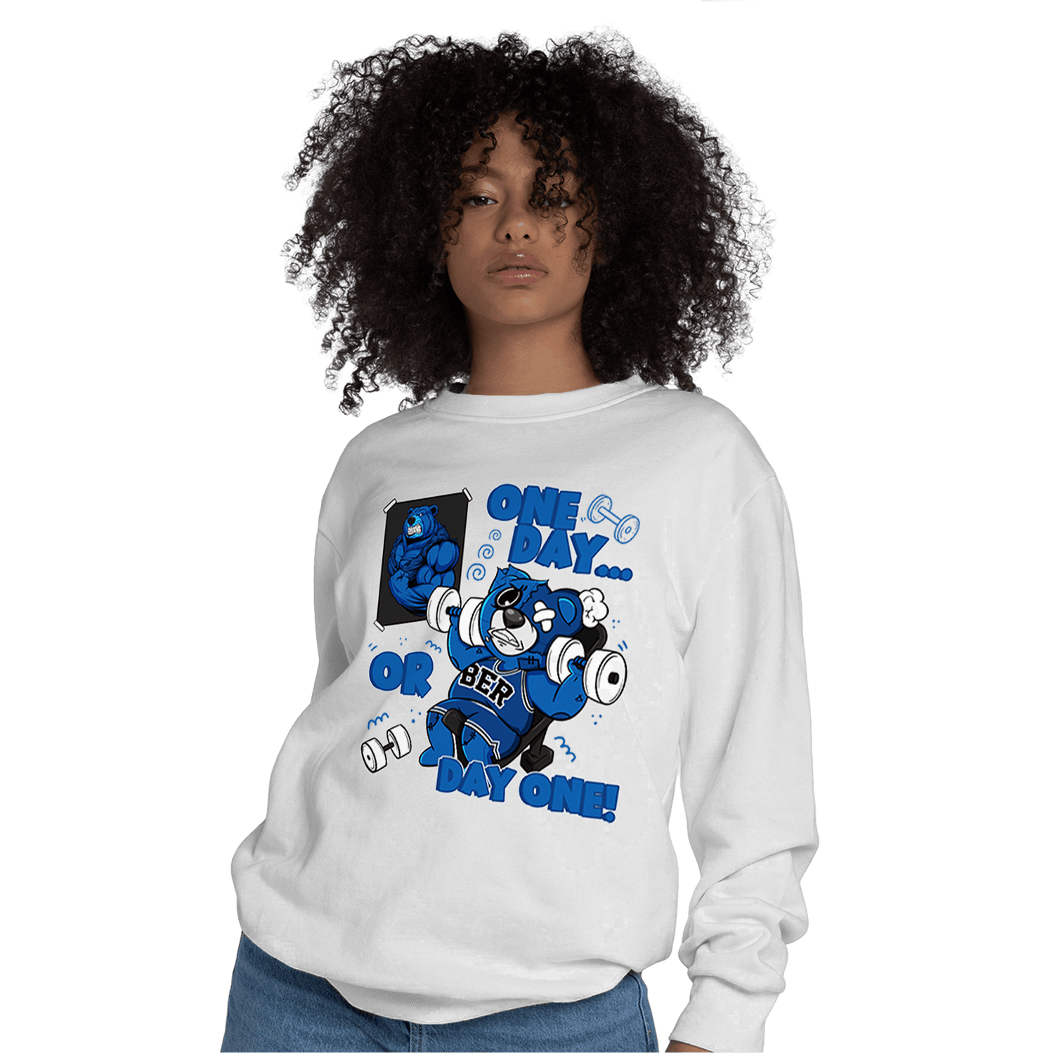 Royal Reimagined 1s Sweatshirt Match BER Gymmer - NastyJamz