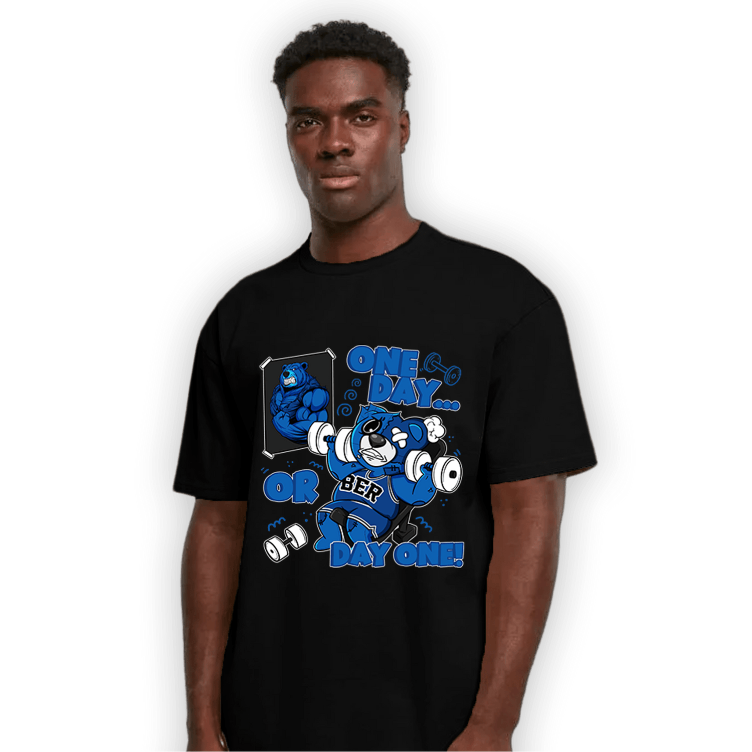Royal Reimagined 1s T Shirt Match BER Gymmer - NastyJamz