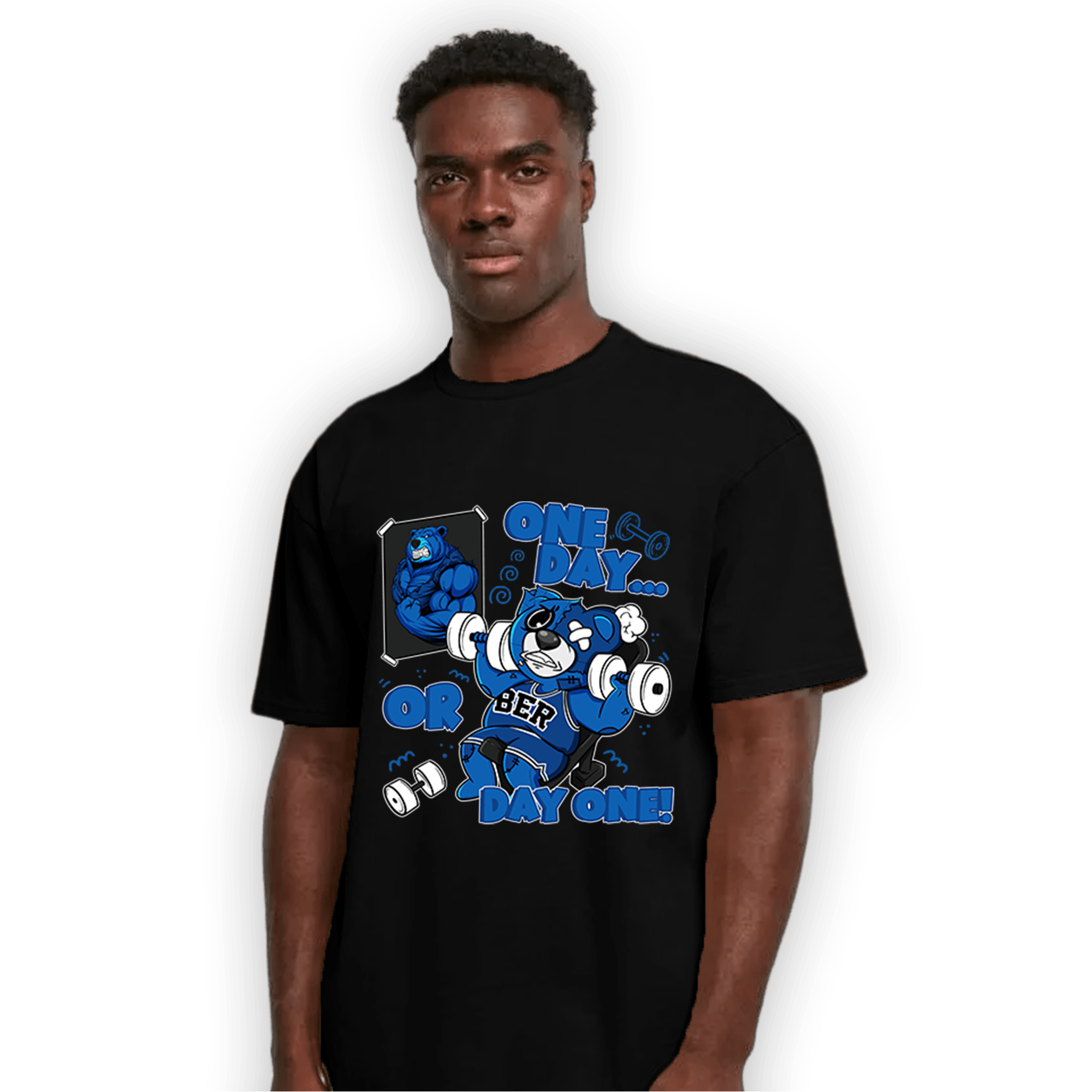 Royal Reimagined 1s T Shirt Match BER Gymmer - NastyJamz