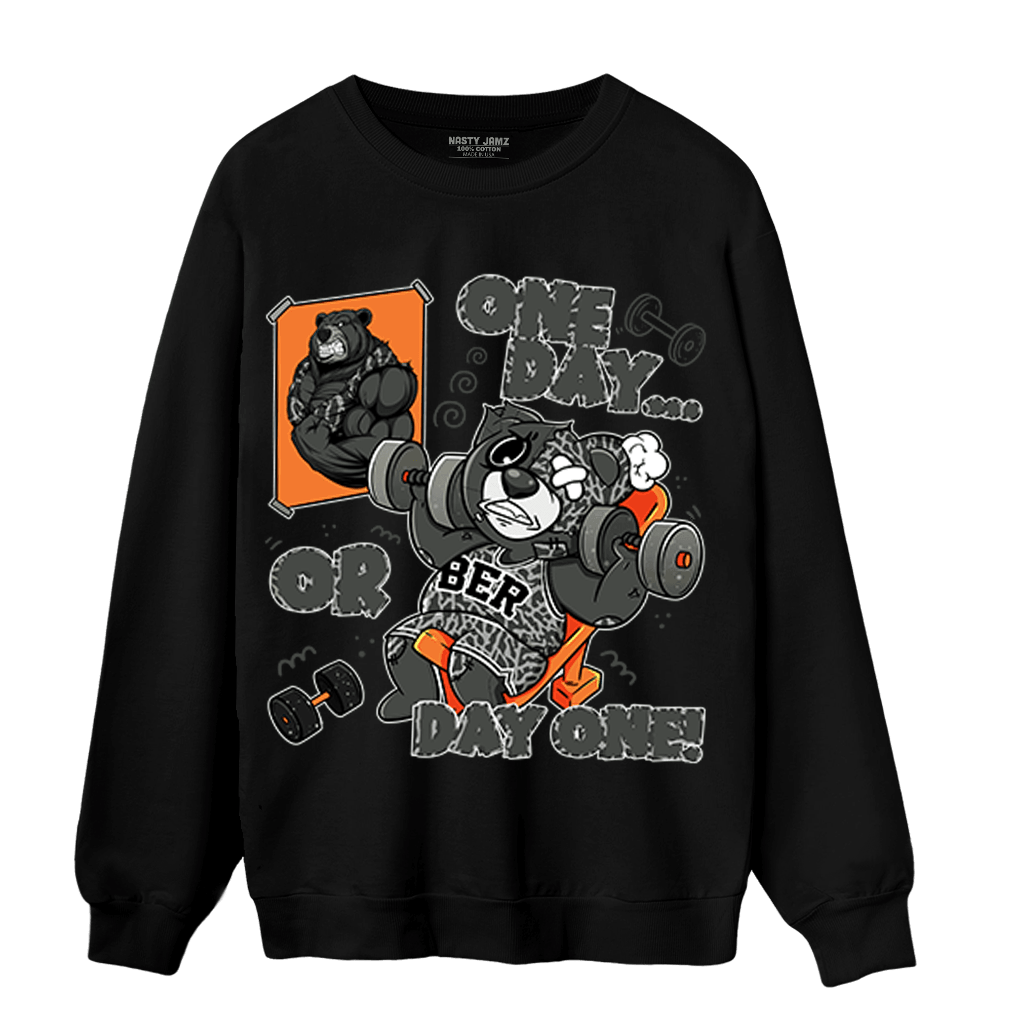 Fear Pack 3s Sweatshirt Match BER Gymmer - NastyJamz