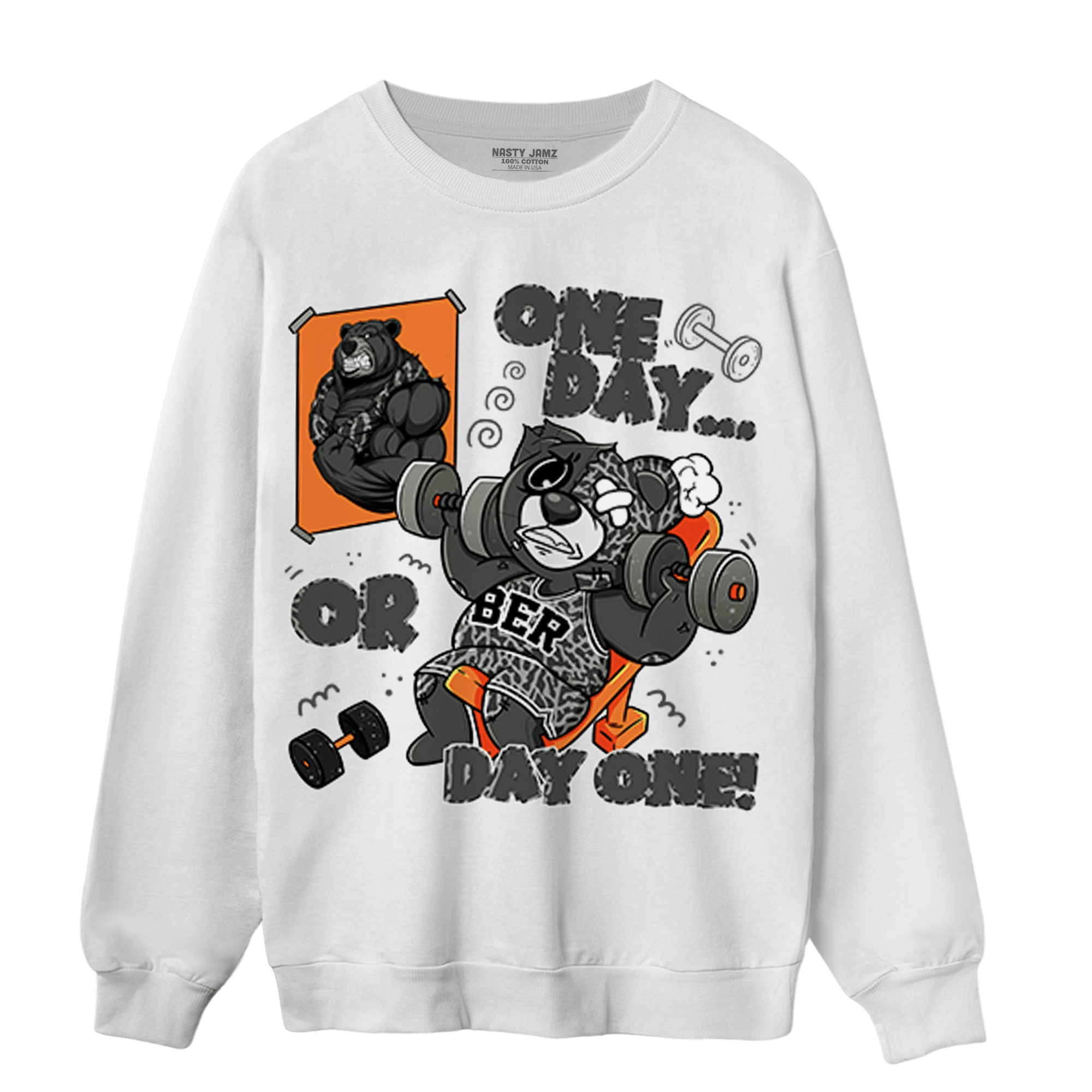 Fear Pack 3s Sweatshirt Match BER Gymmer - NastyJamz
