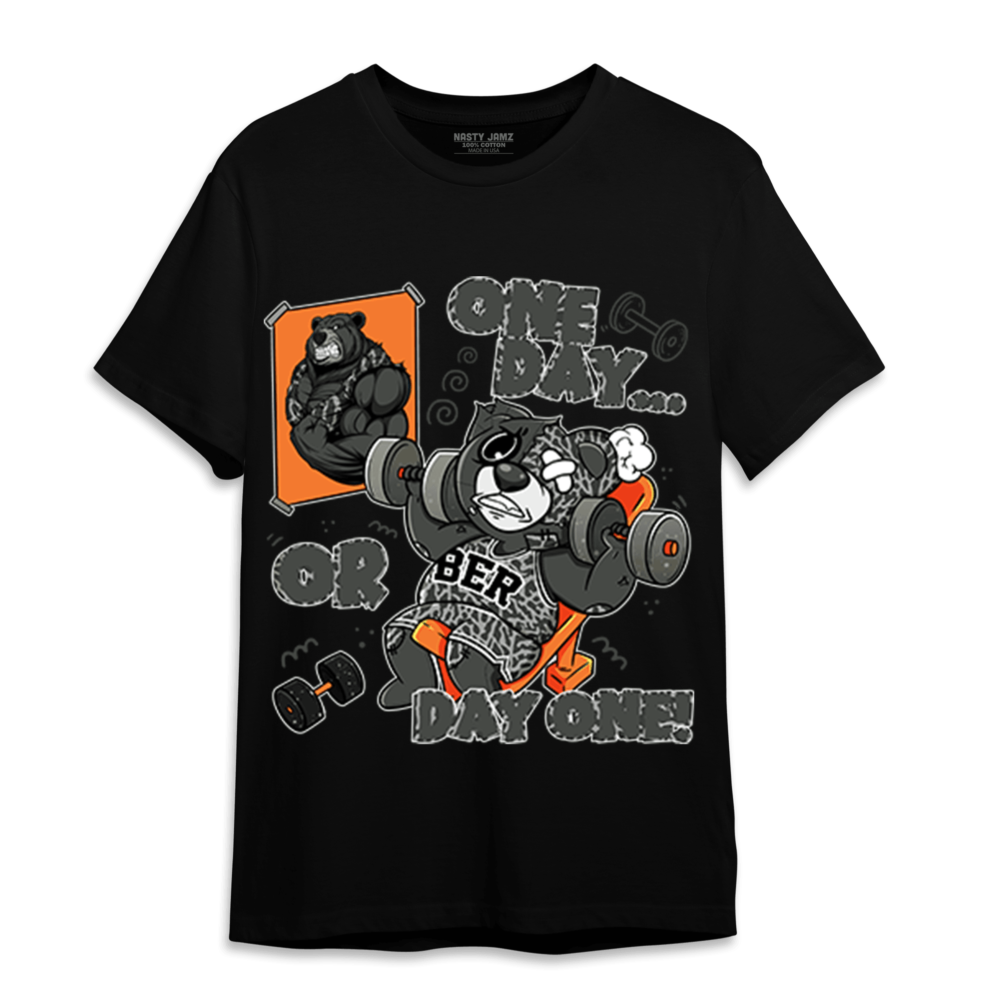 Fear Pack 3s T Shirt Match BER Gymmer - NastyJamz