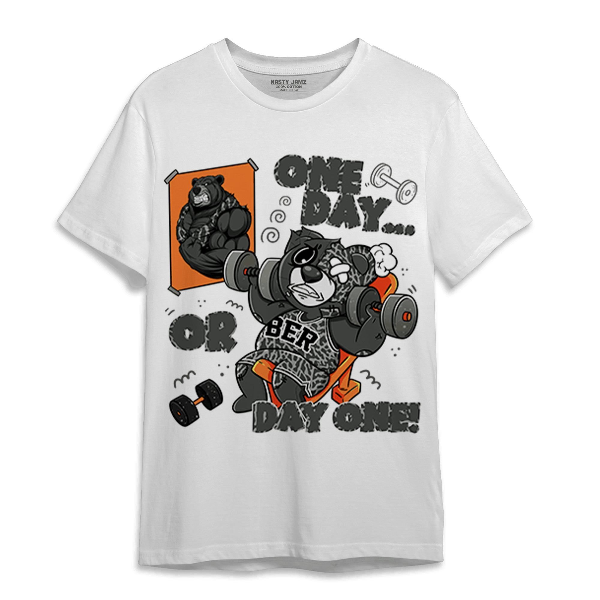 Fear Pack 3s T Shirt Match BER Gymmer - NastyJamz