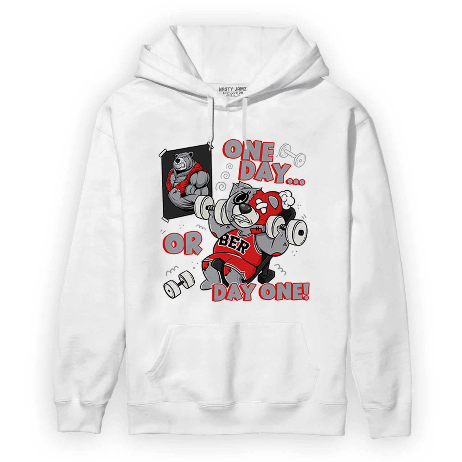 Bred Reimagined 4s Hoodie Match BER Gymmer - NastyJamz