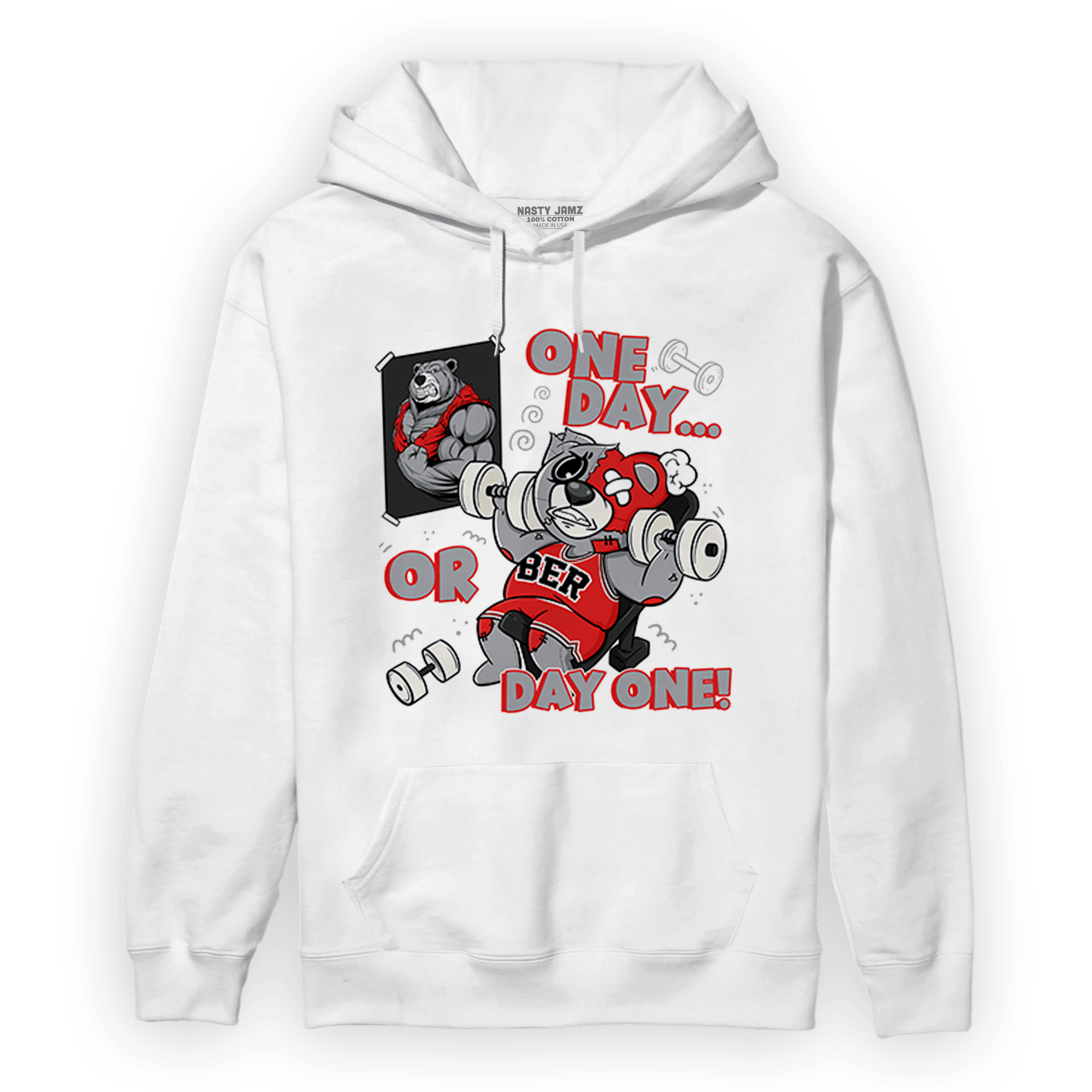 Bred Reimagined 4s Hoodie Match BER Gymmer - NastyJamz