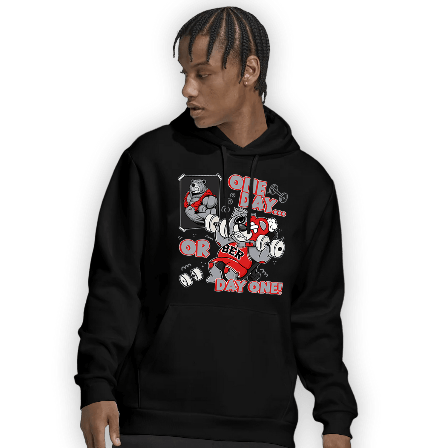 Bred Reimagined 4s Hoodie Match BER Gymmer - NastyJamz