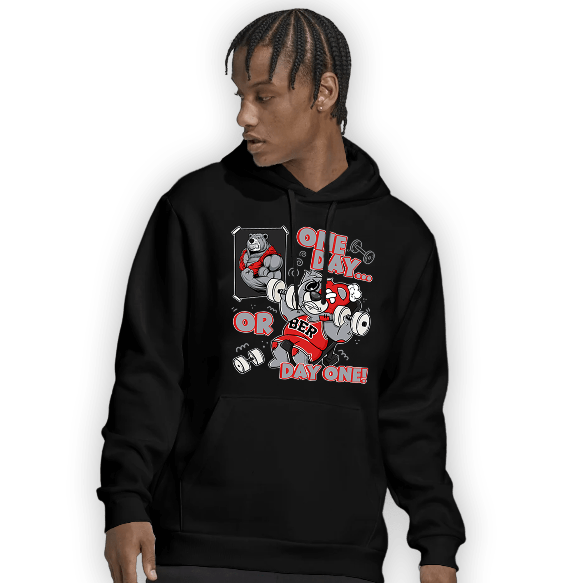 Bred Reimagined 4s Hoodie Match BER Gymmer - NastyJamz