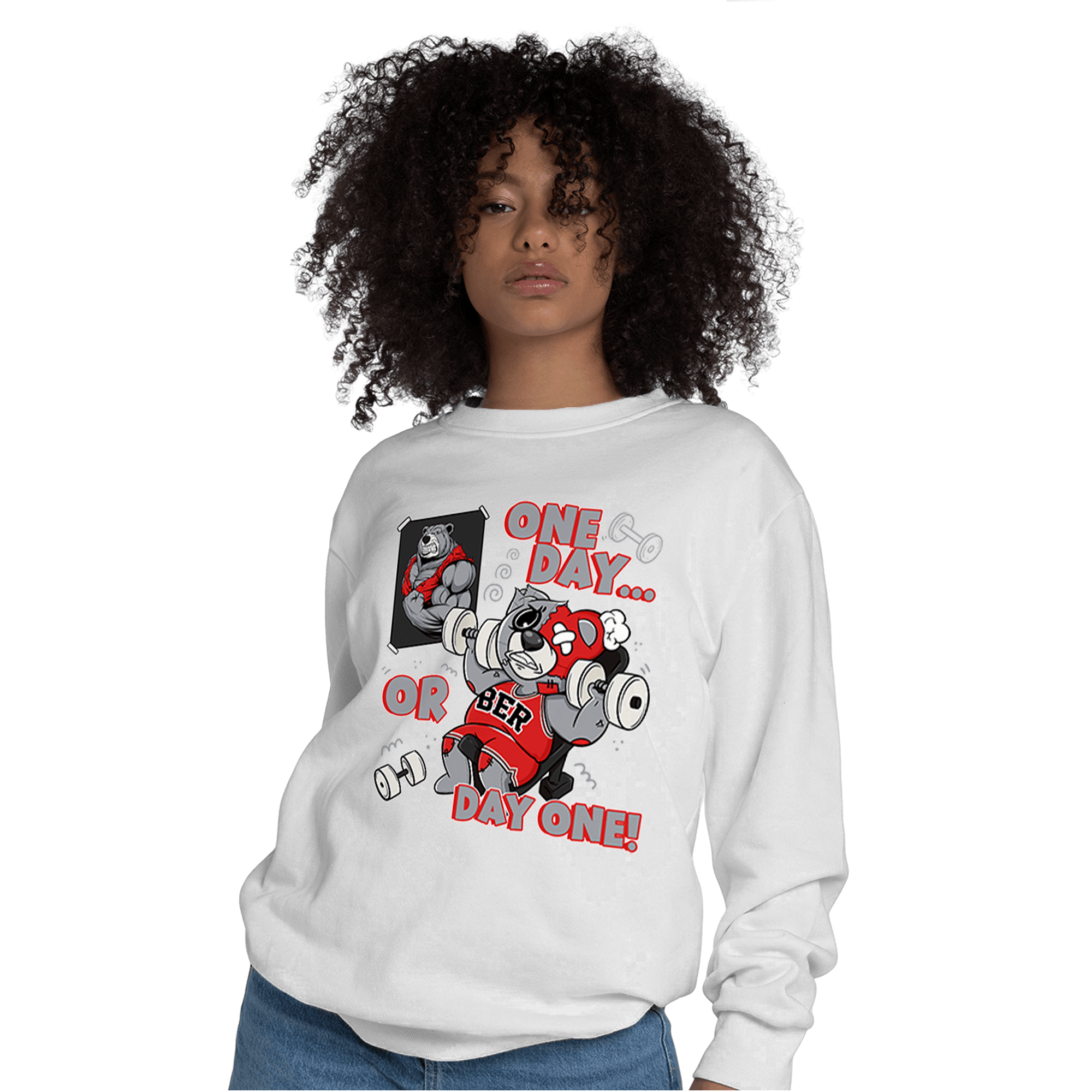 Bred Reimagined 4s Sweatshirt Match BER Gymmer - NastyJamz