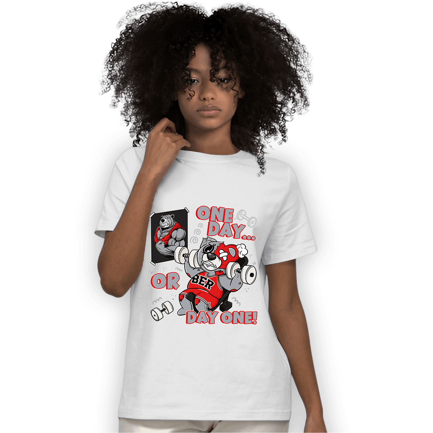 Bred Reimagined 4s T Shirt Match BER Gymmer - NastyJamz