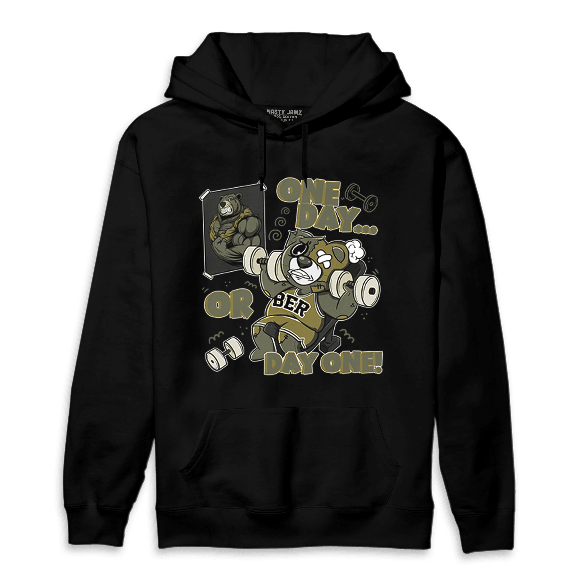 SE Craft Medium Olive 4s Hoodie Match BER Gymmer - NastyJamz