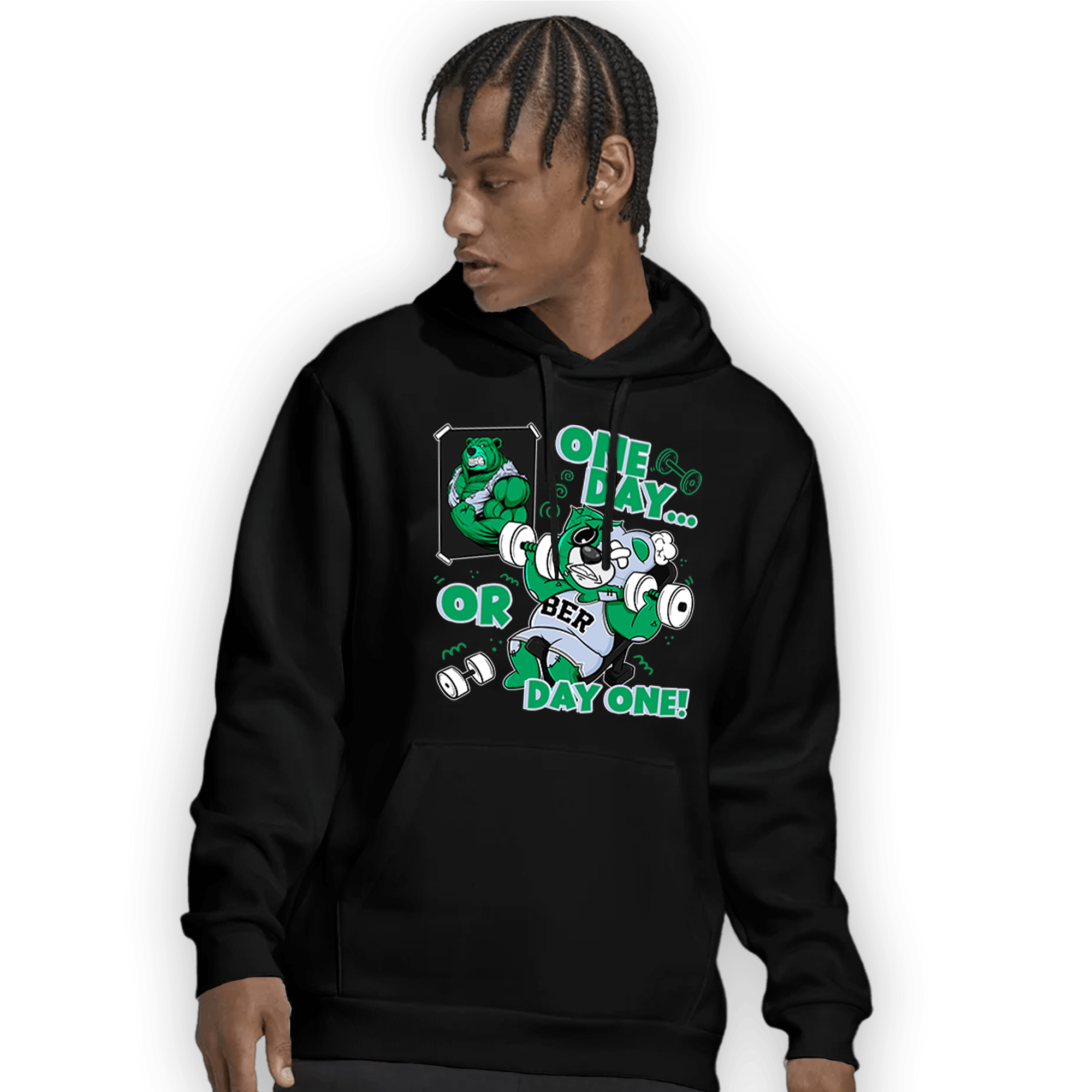 Lucky Green 5s Hoodie Match BER Gymmer - NastyJamz