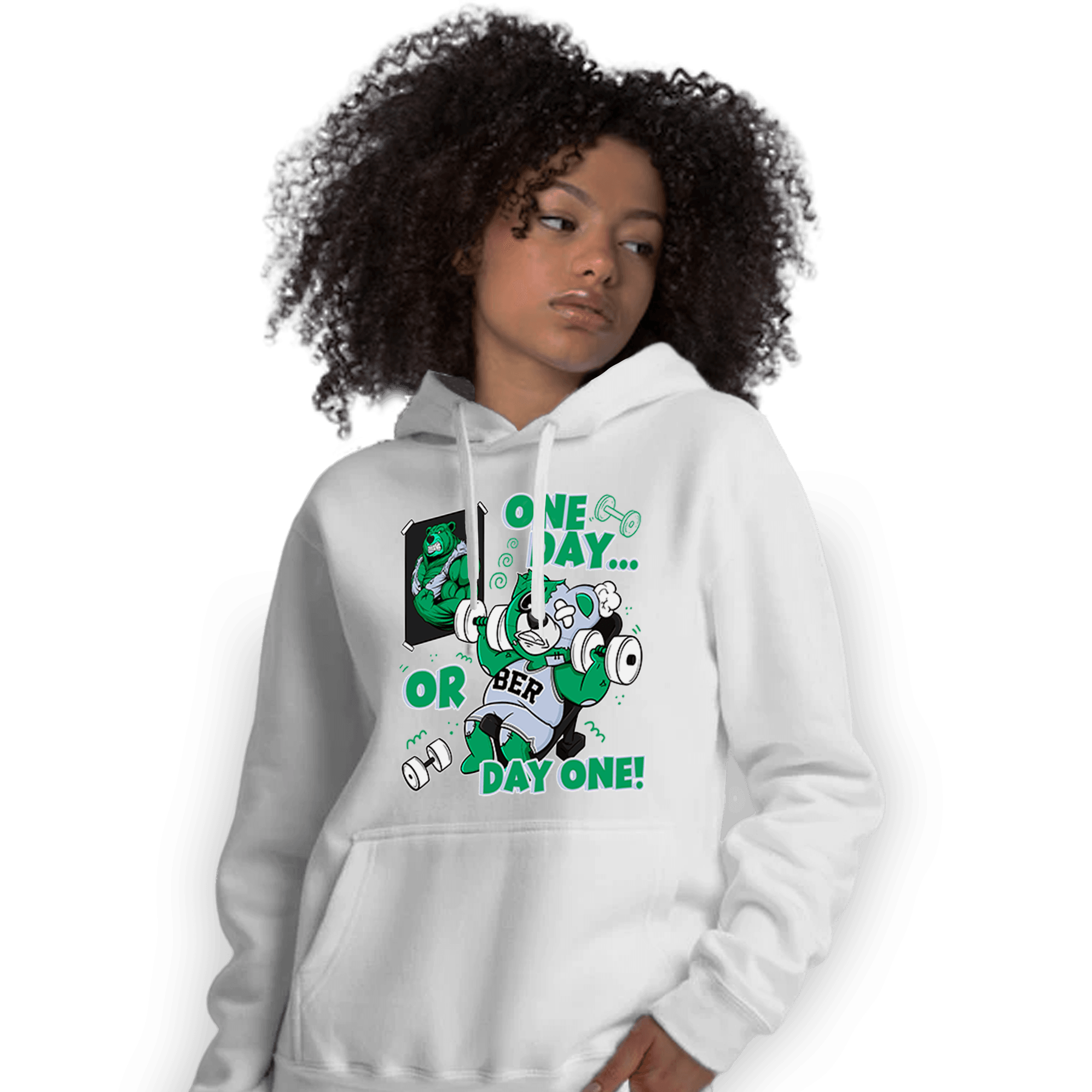 Lucky Green 5s Hoodie Match BER Gymmer - NastyJamz