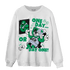 Lucky Green 5s Sweatshirt Match BER Gymmer - NastyJamz