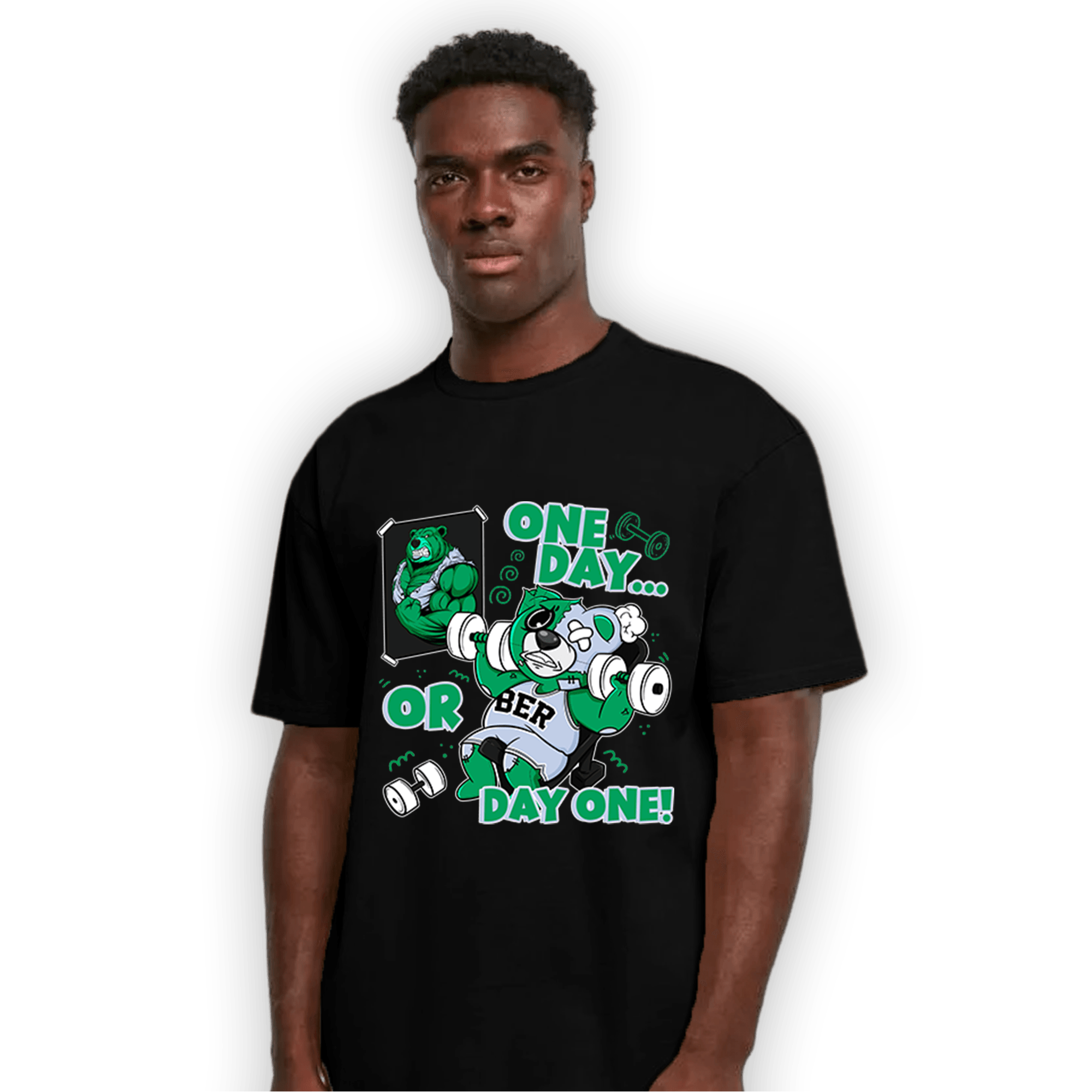 Lucky Green 5s T Shirt Match BER Gymmer - NastyJamz