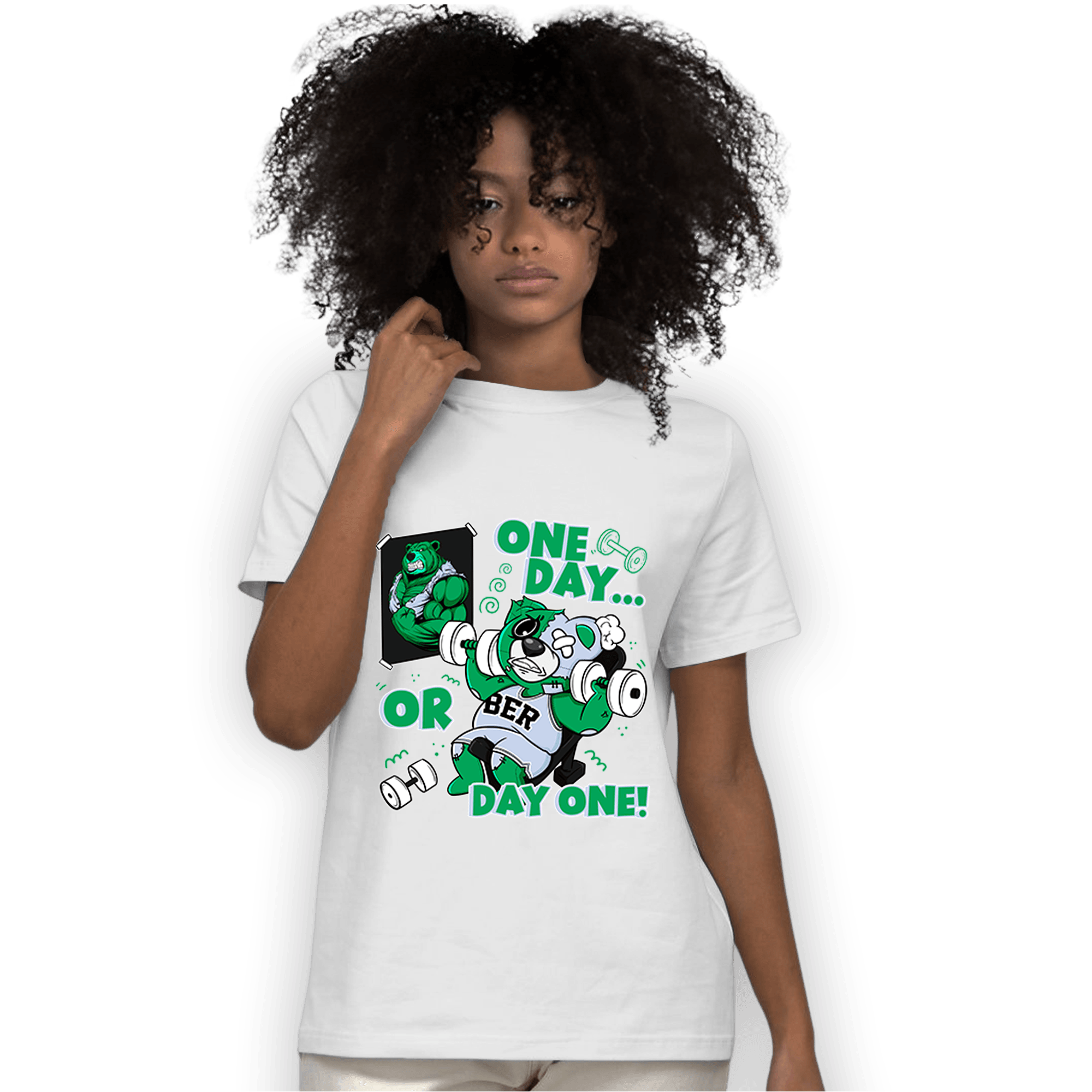 Lucky Green 5s T Shirt Match BER Gymmer - NastyJamz