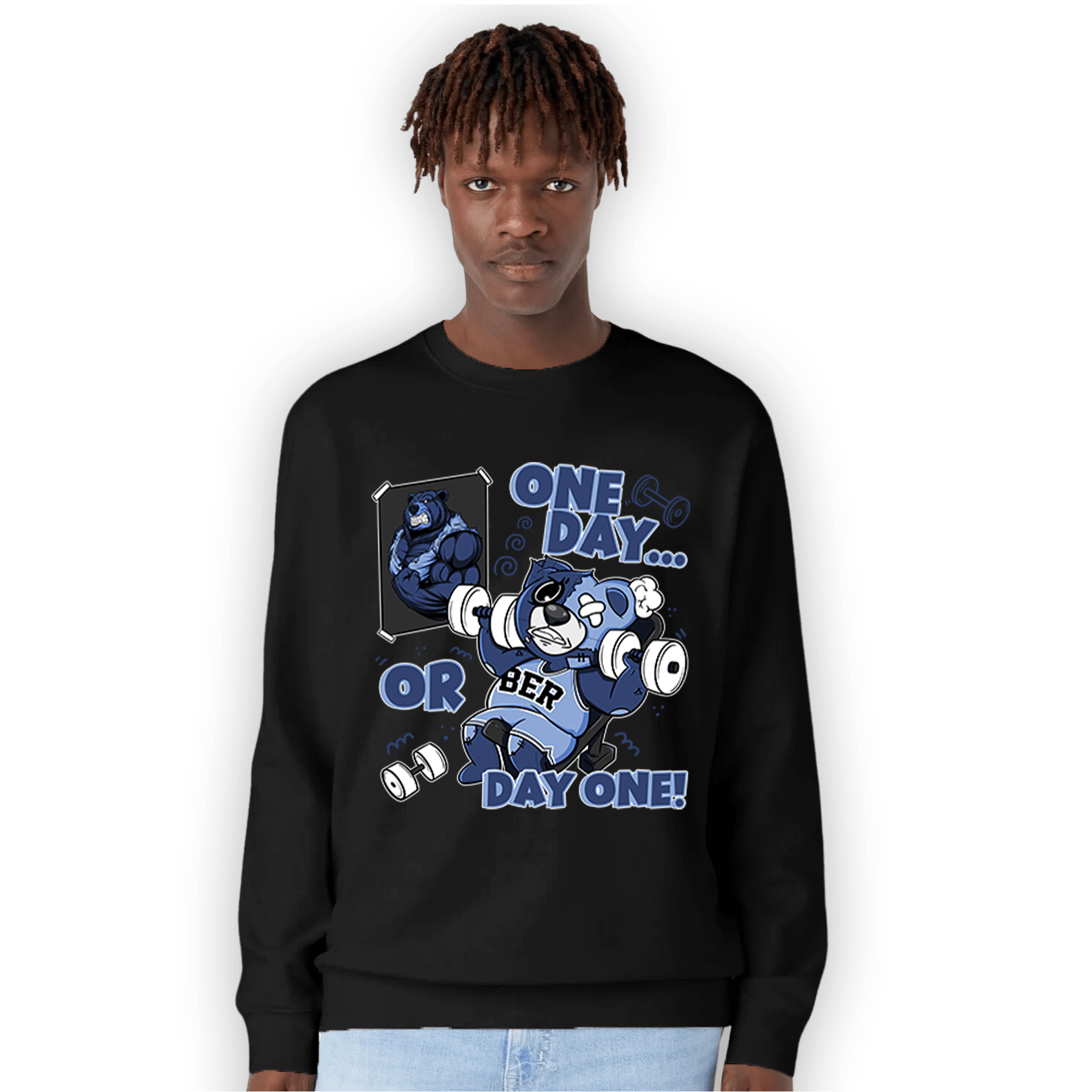 Midnight Navy 5s Sweatshirt Match BER Gymmer - NastyJamz