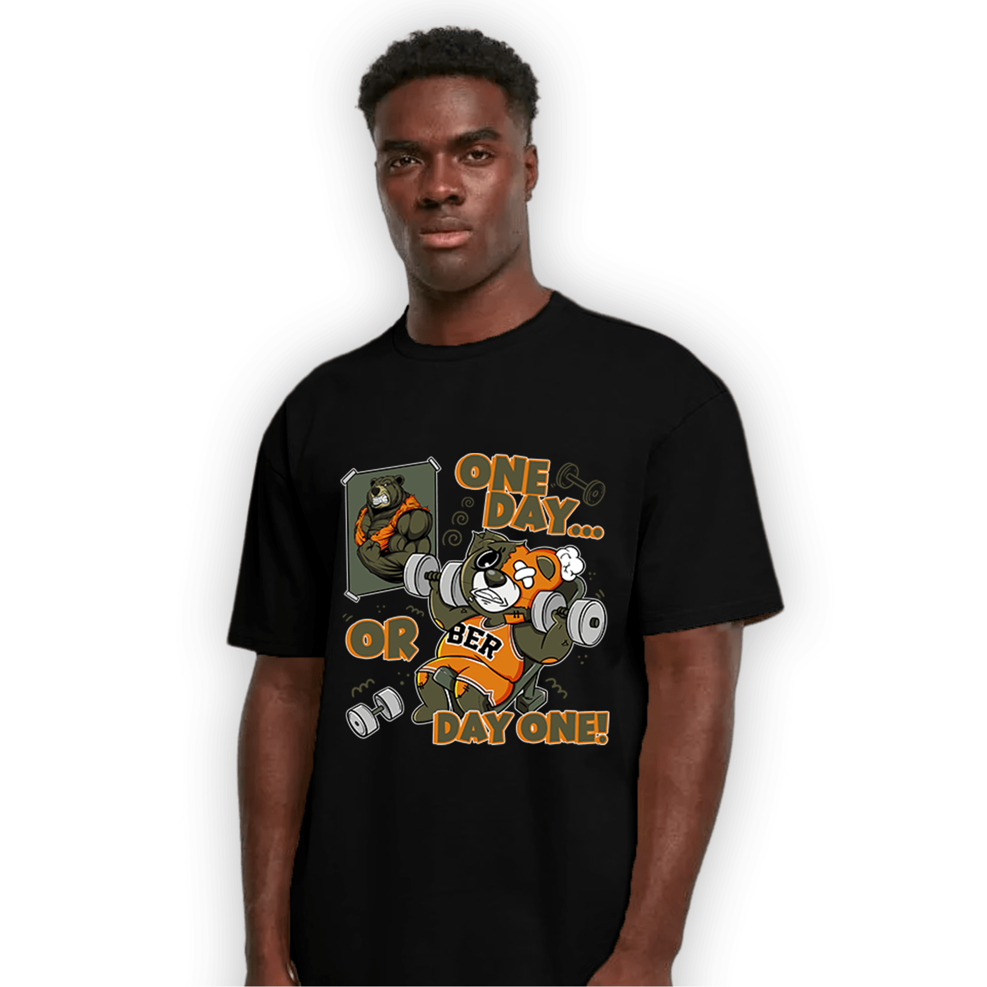 Olive 5s T Shirt Match BER Gymmer - NastyJamz