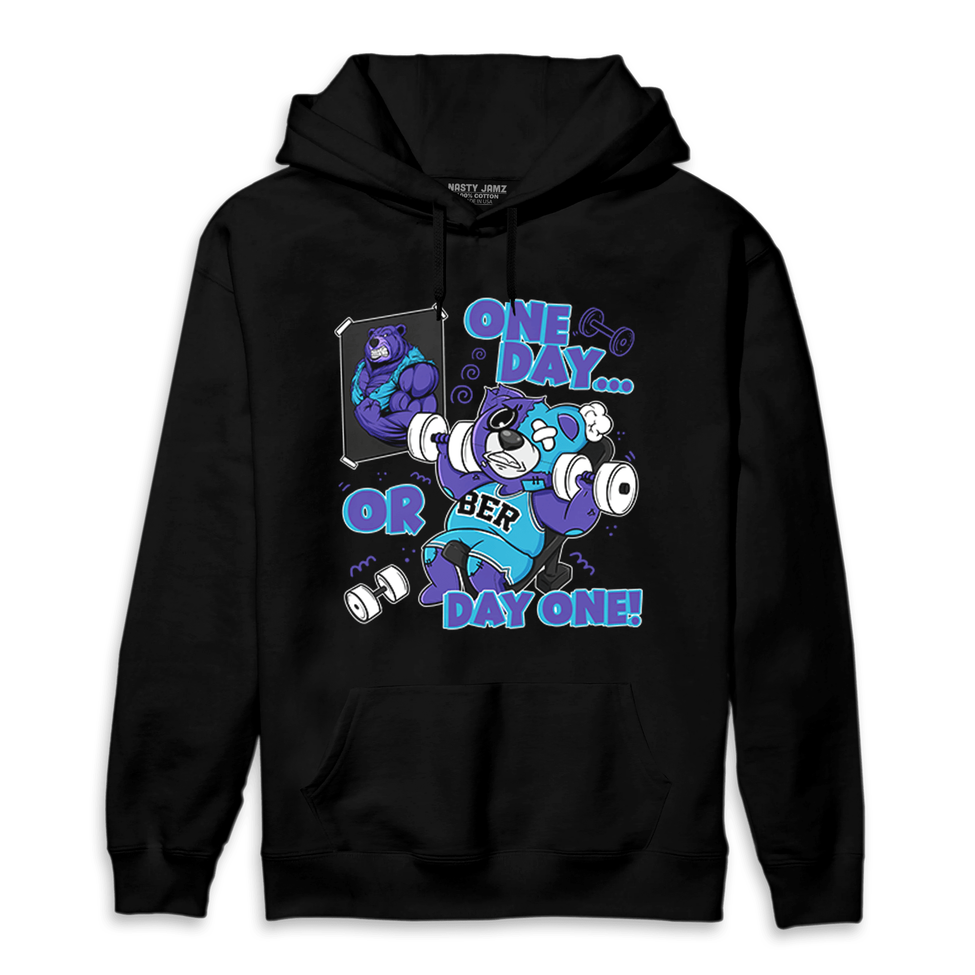 Aqua 6s Hoodie Match BER Gymmer - NastyJamz