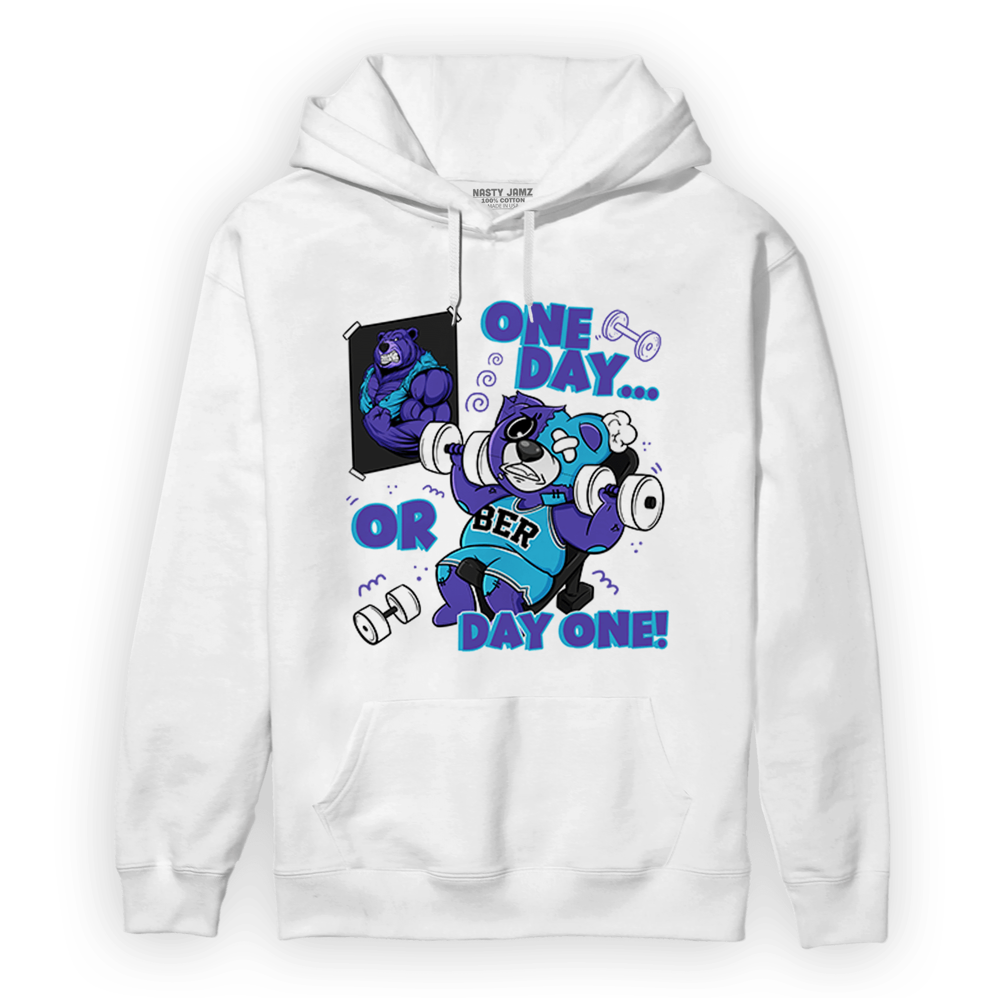 Aqua 6s Hoodie Match BER Gymmer - NastyJamz