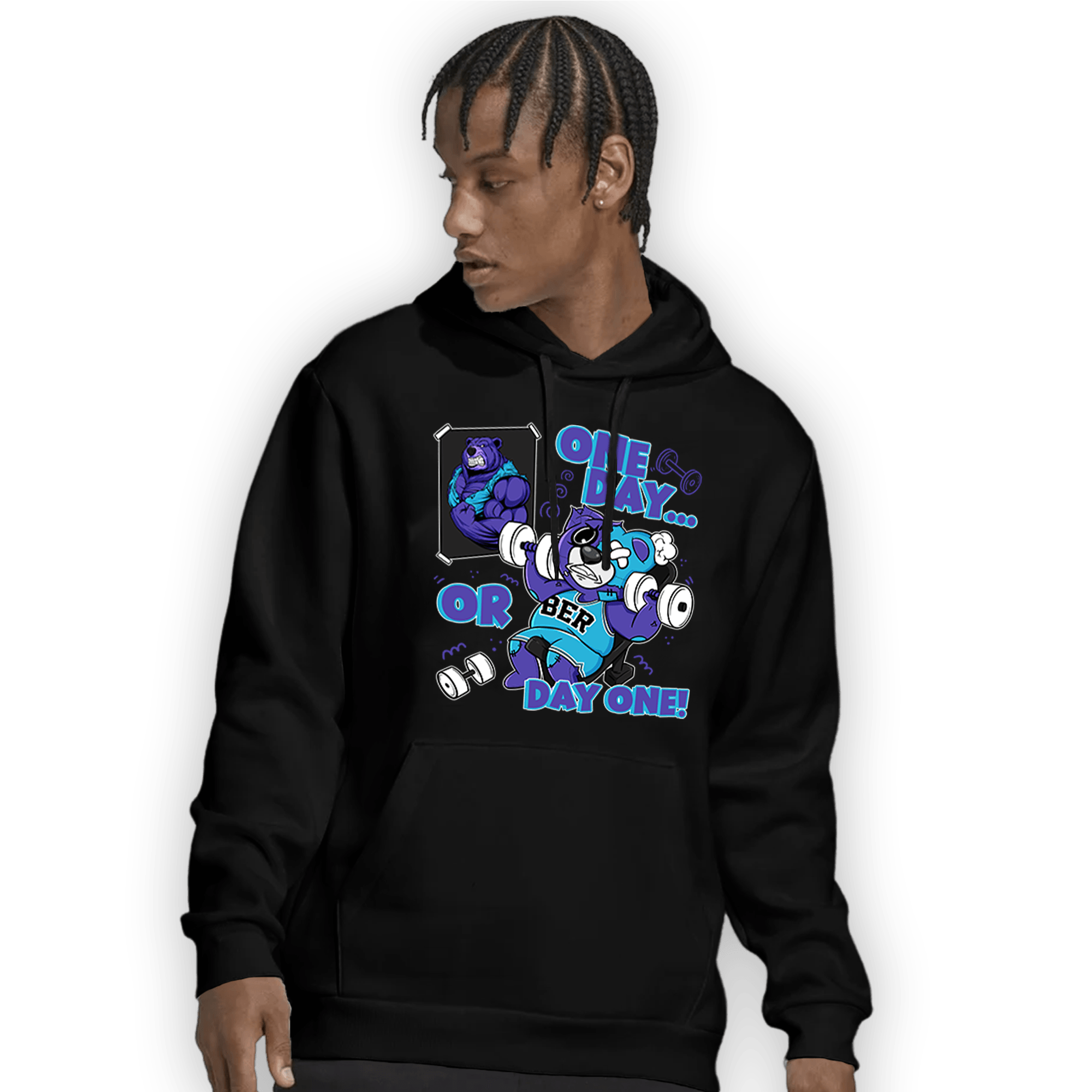 Aqua 6s Hoodie Match BER Gymmer - NastyJamz