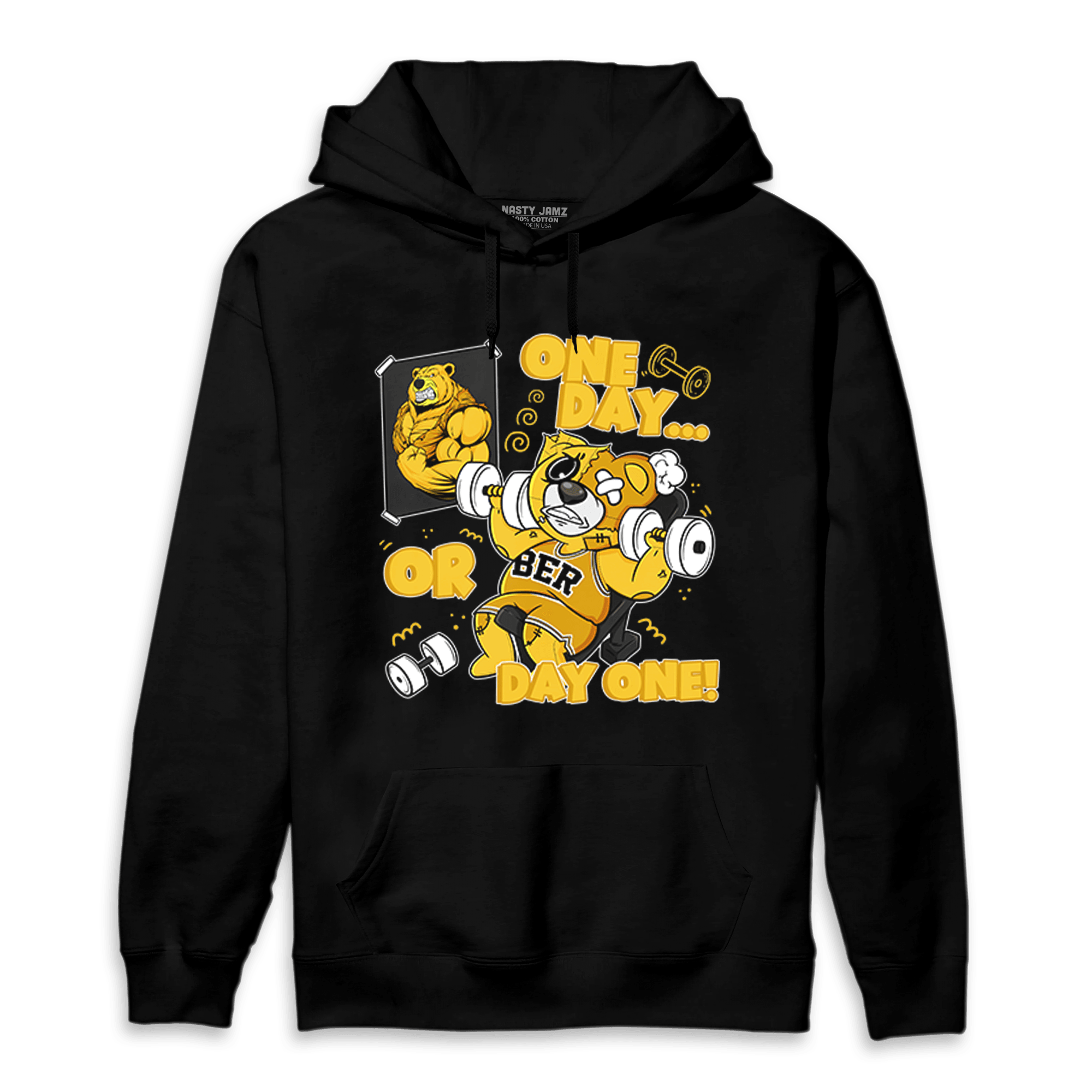 Yellow Ochre 6s Hoodie Match BER Gymmer - NastyJamz