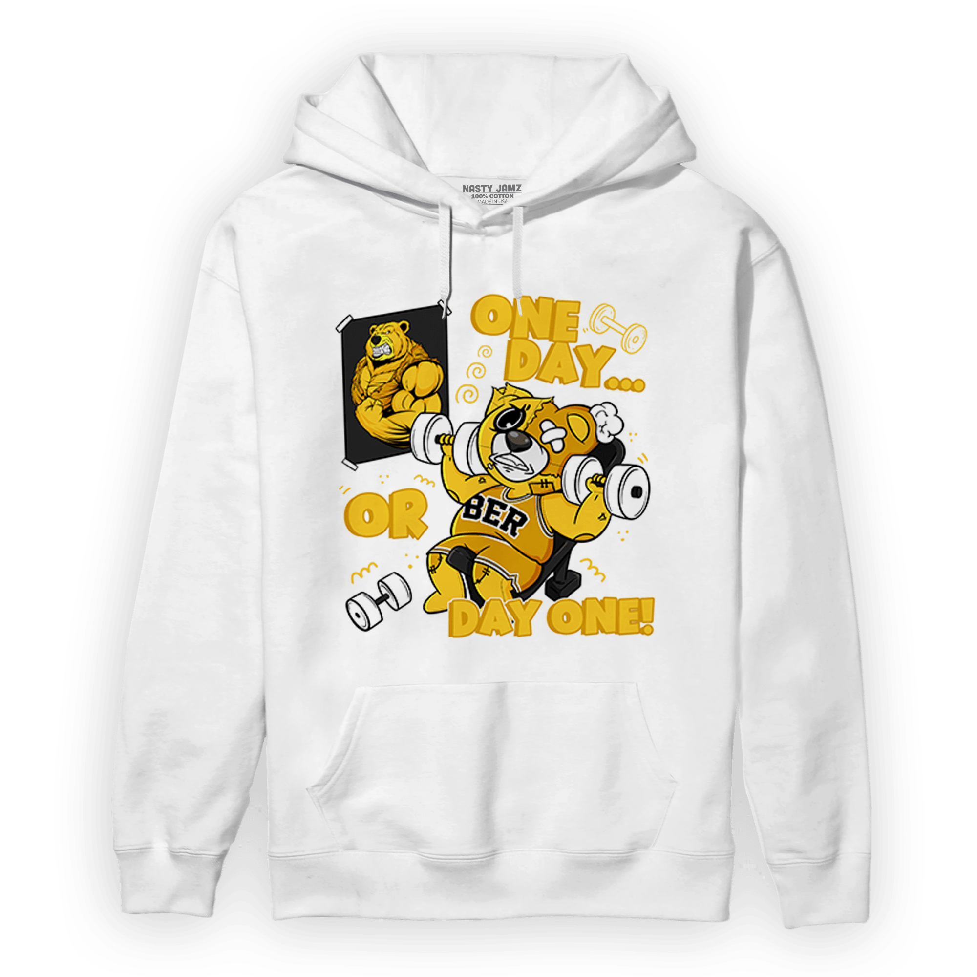Yellow Ochre 6s Hoodie Match BER Gymmer - NastyJamz