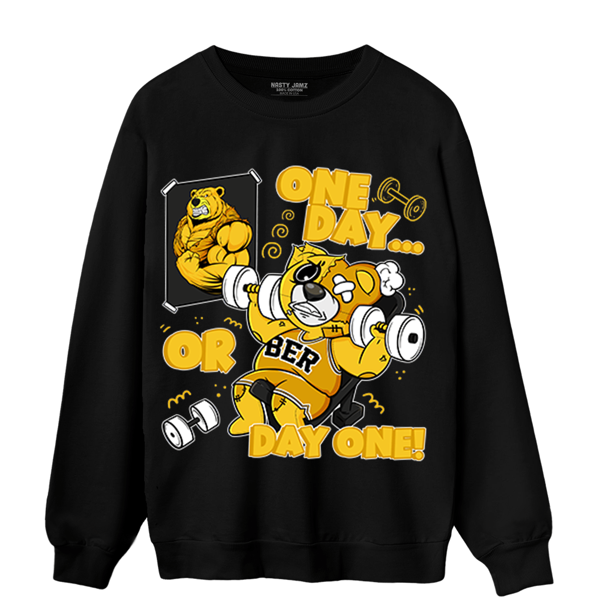 Yellow Ochre 6s Sweatshirt Match BER Gymmer - NastyJamz