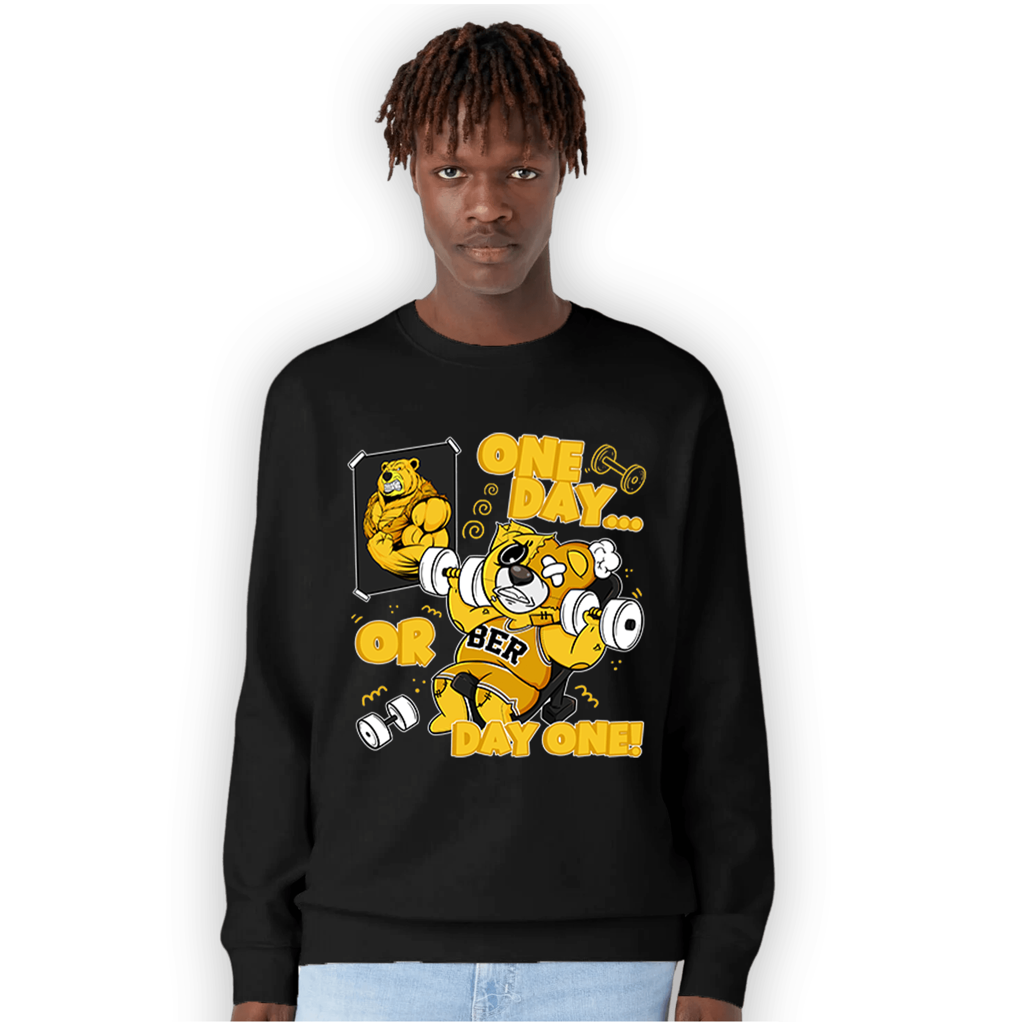 Yellow Ochre 6s Sweatshirt Match BER Gymmer - NastyJamz