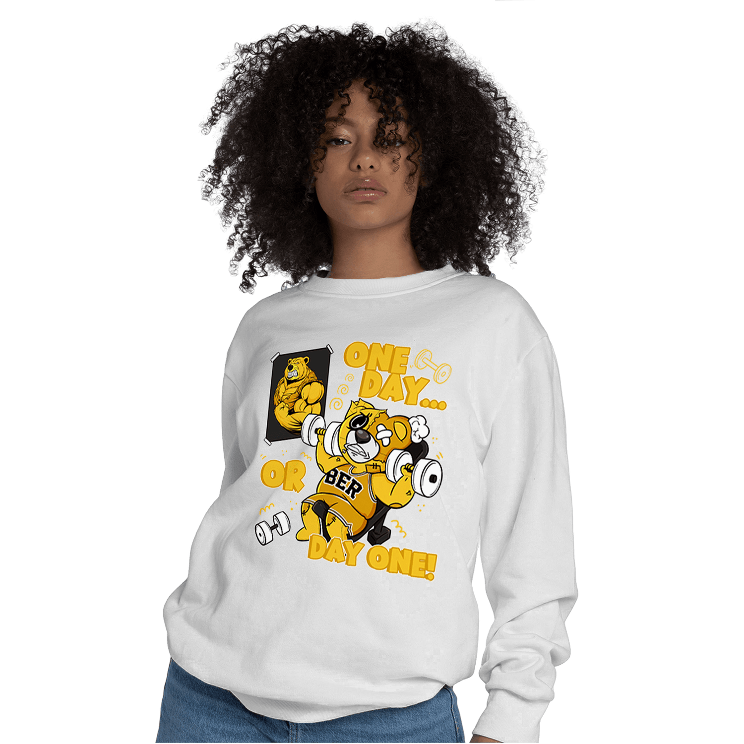 Yellow Ochre 6s Sweatshirt Match BER Gymmer - NastyJamz