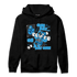 Powder Blue 9s Hoodie Match BER Gymmer - NastyJamz