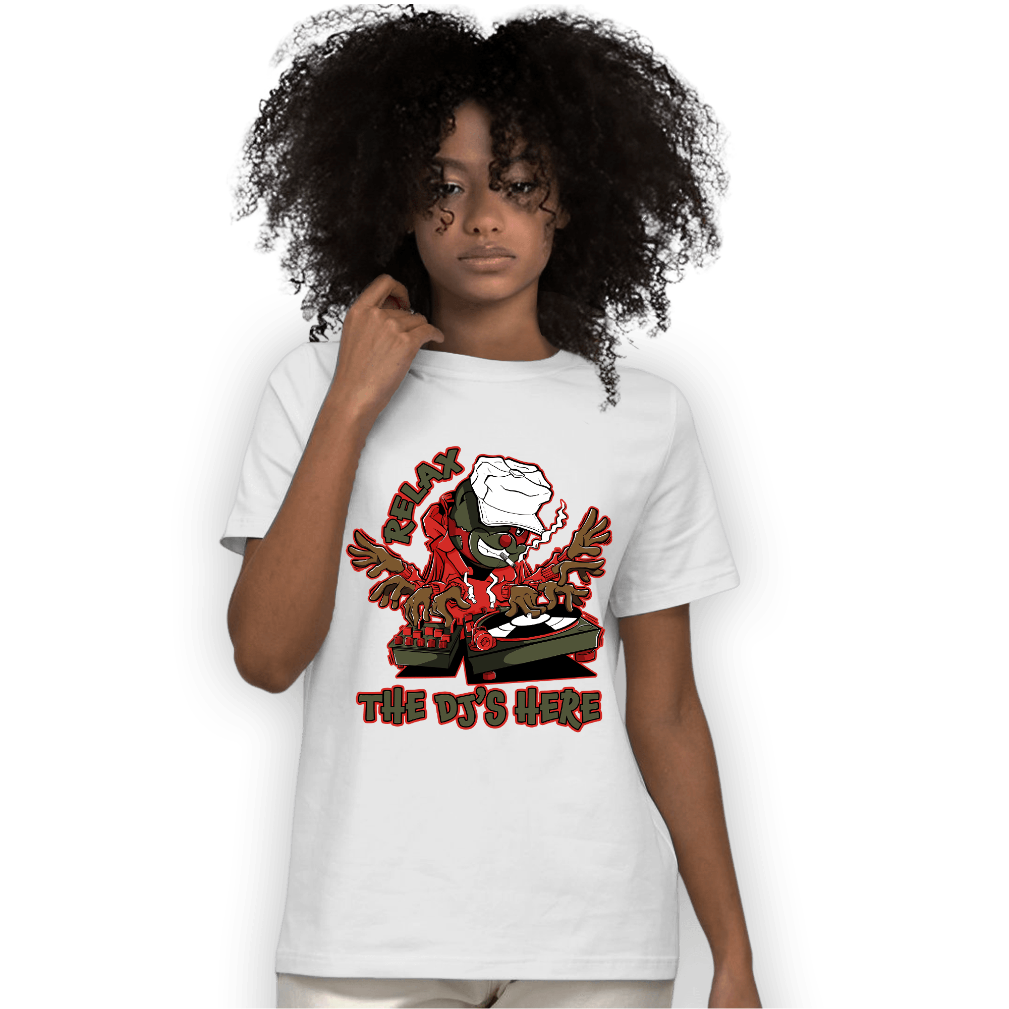 Dunk Low Mystic Red T Shirt Match BER The DJ Here - NastyJamz