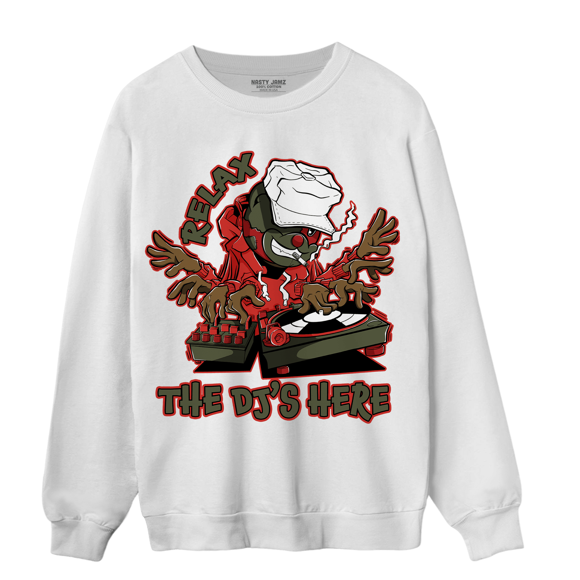 Dunk Low Mystic Red Sweatshirt Match BER The DJ Here - NastyJamz