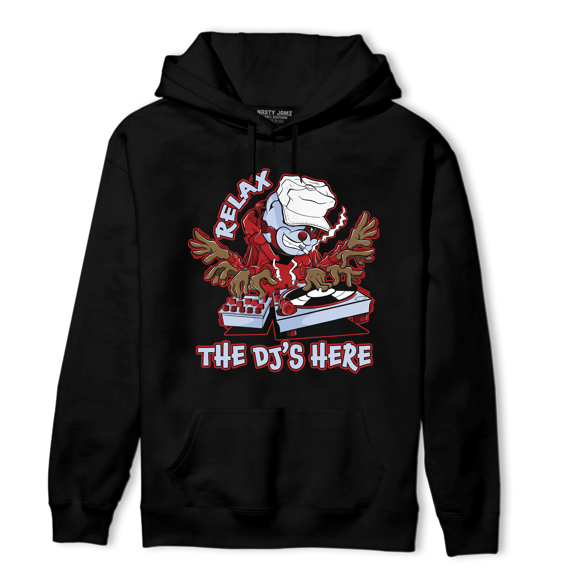 Cherry 11s Hoodie Match BER The DJ Here - NastyJamz