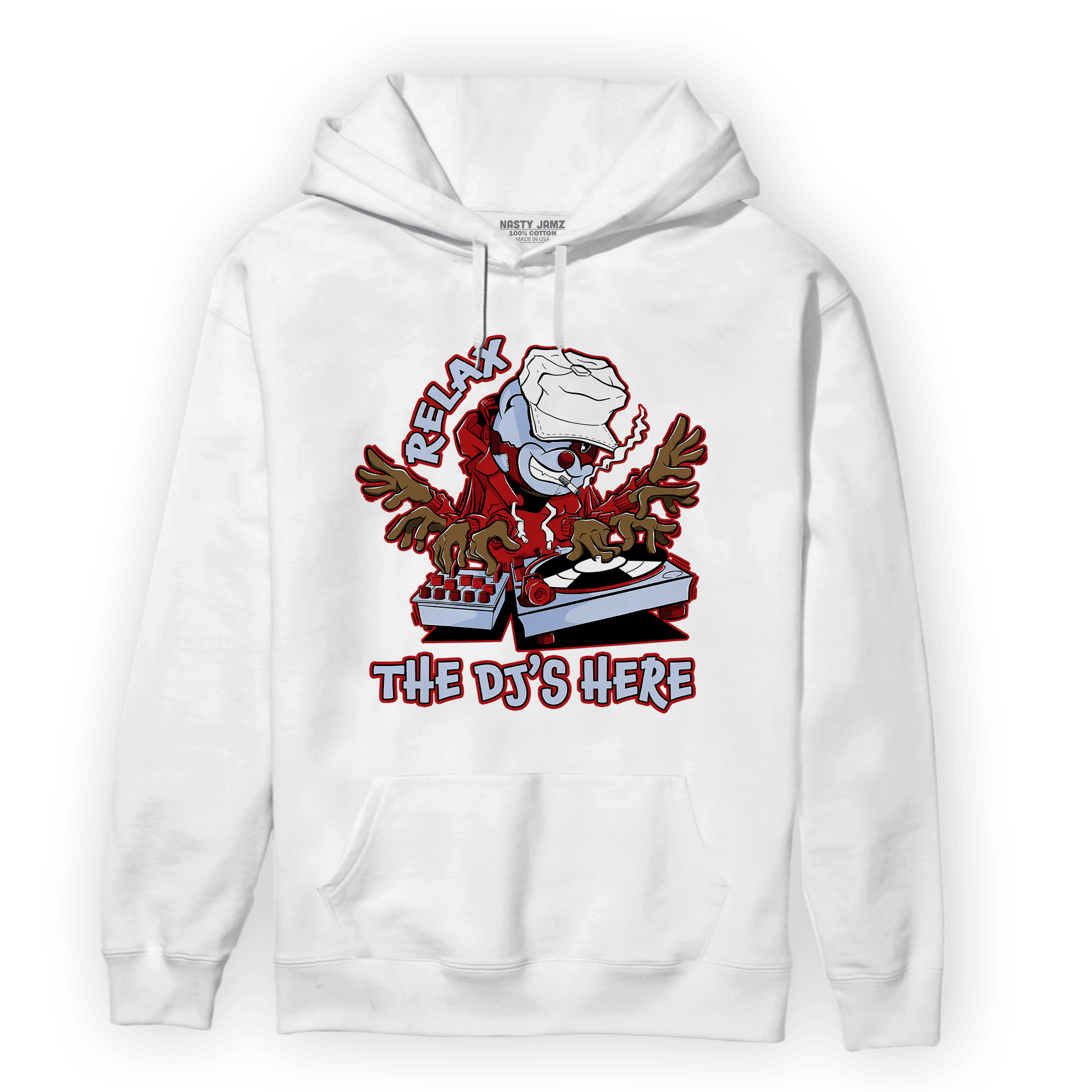 Cherry 11s Hoodie Match BER The DJ Here - NastyJamz