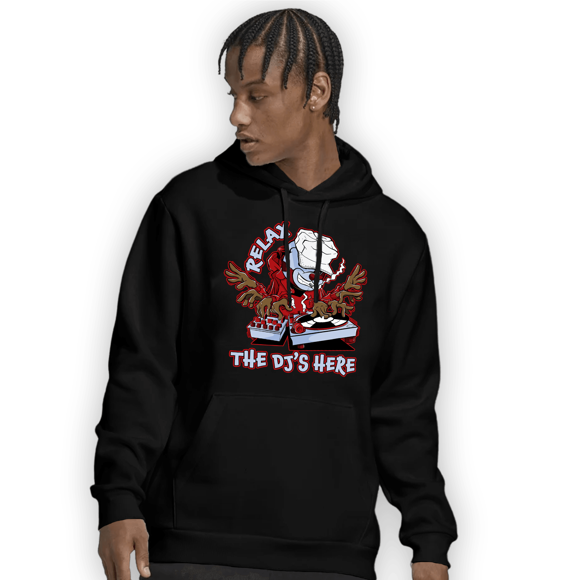 Cherry 11s Hoodie Match BER The DJ Here - NastyJamz