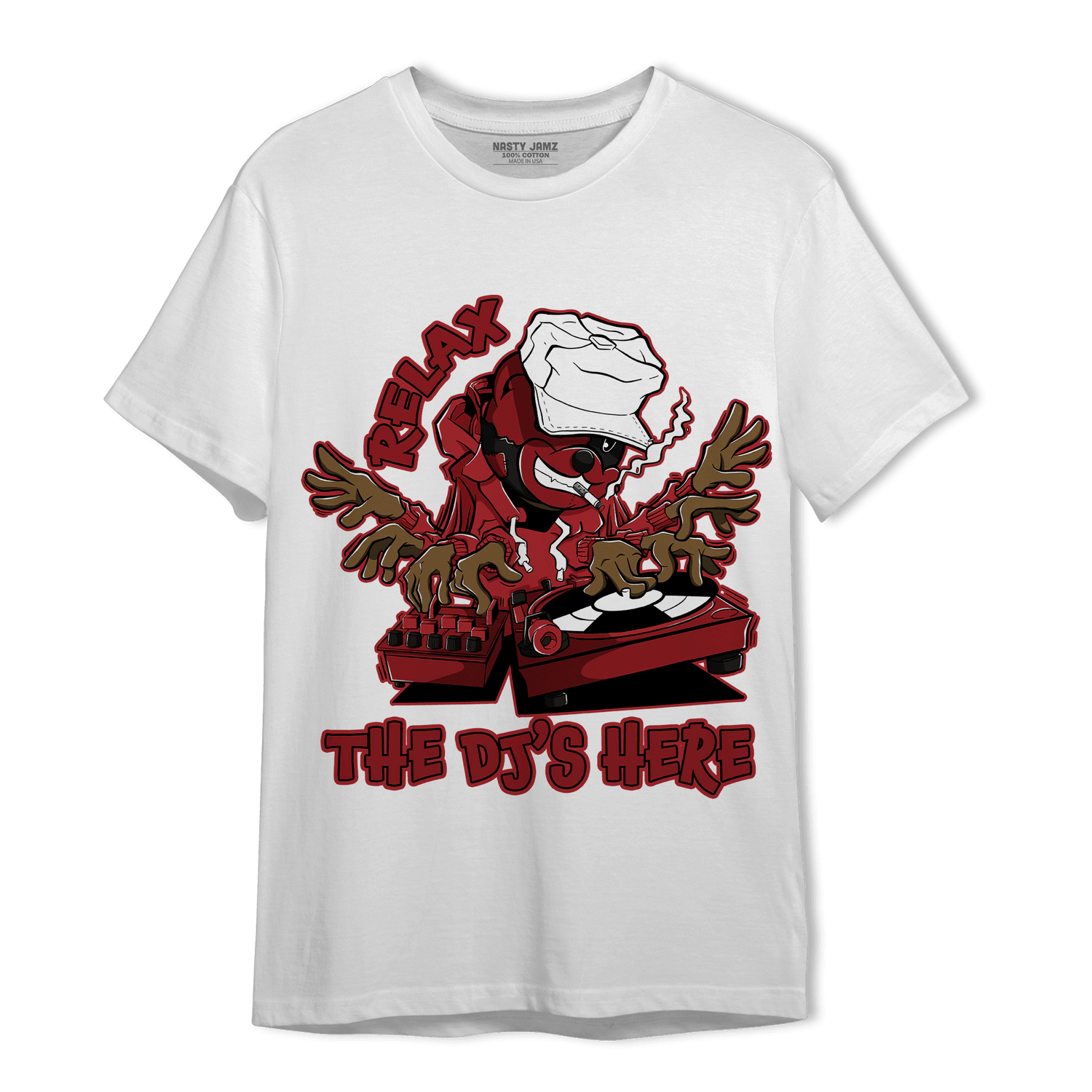 Cherry 12s T Shirt Match BER The DJ Here - NastyJamz