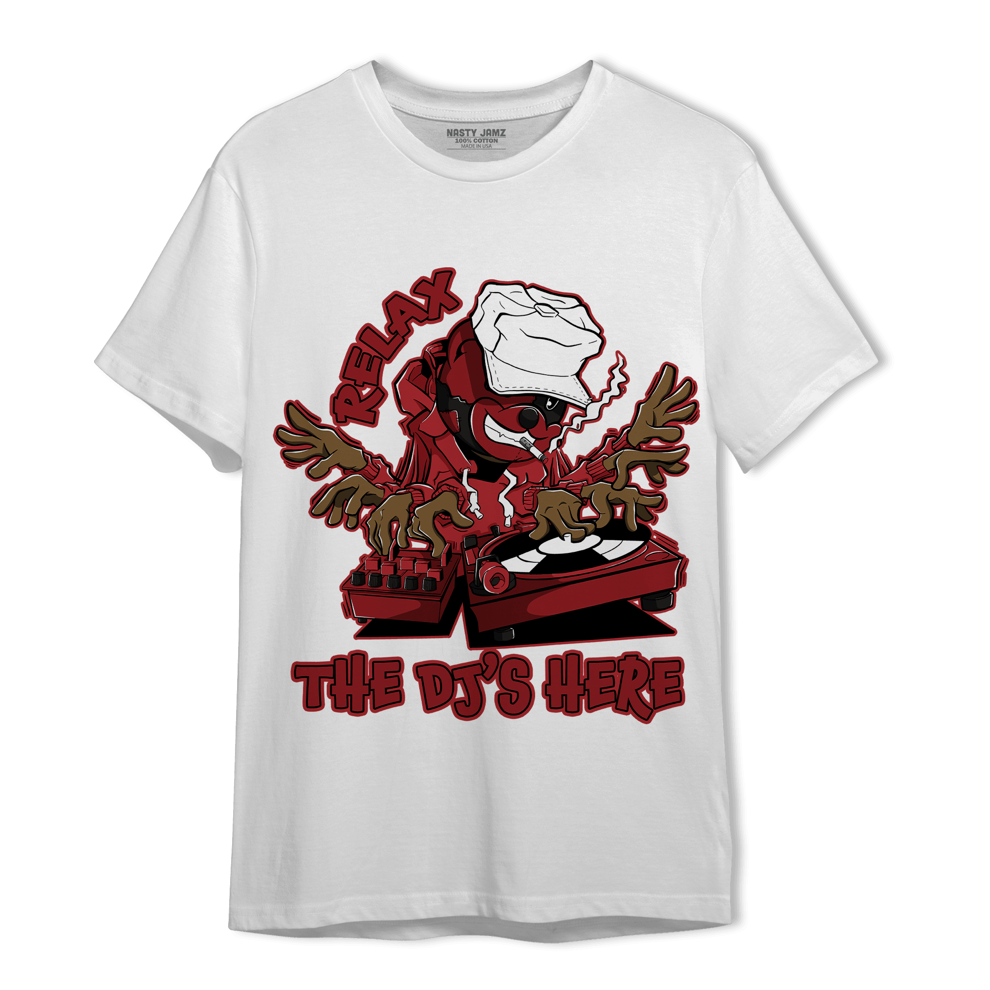 Cherry 12s T Shirt Match BER The DJ Here - NastyJamz