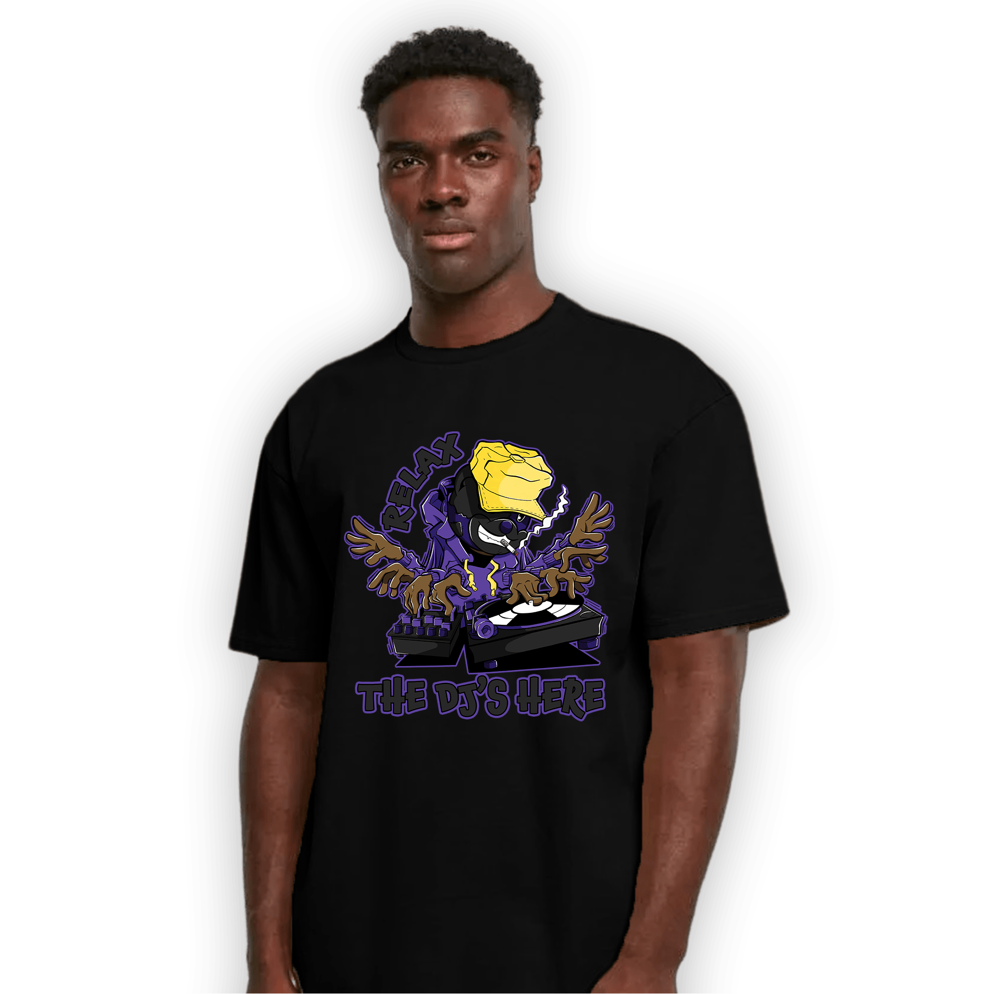 Field Purple 12s T Shirt Match BER The DJ Here - NastyJamz