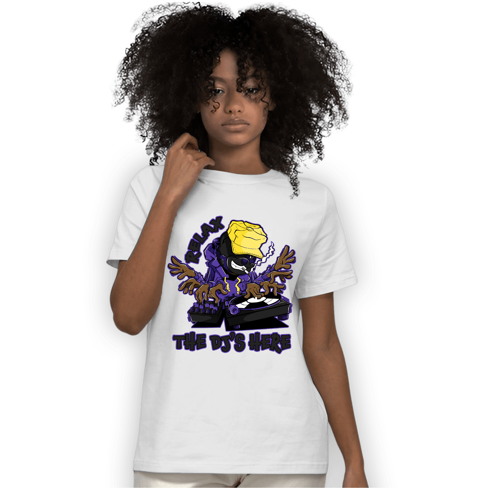 Field Purple 12s T Shirt Match BER The DJ Here - NastyJamz