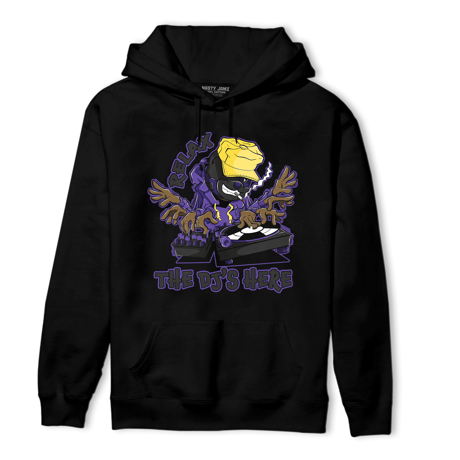Field Purple 12s Hoodie Match BER The DJ Here - NastyJamz