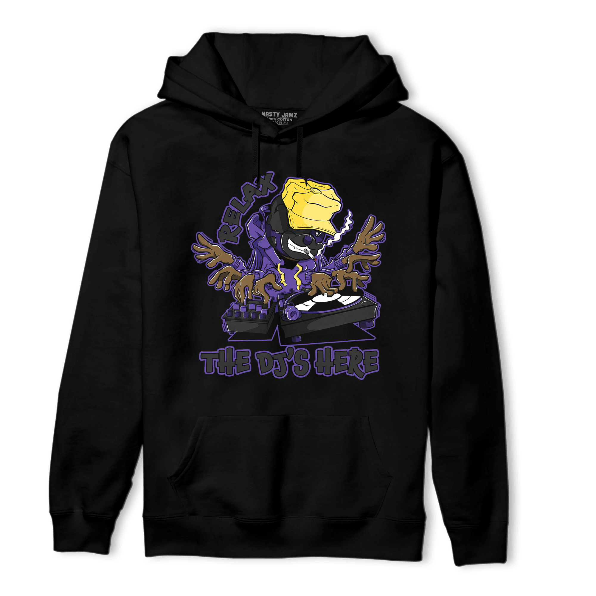 Field Purple 12s Hoodie Match BER The DJ Here - NastyJamz