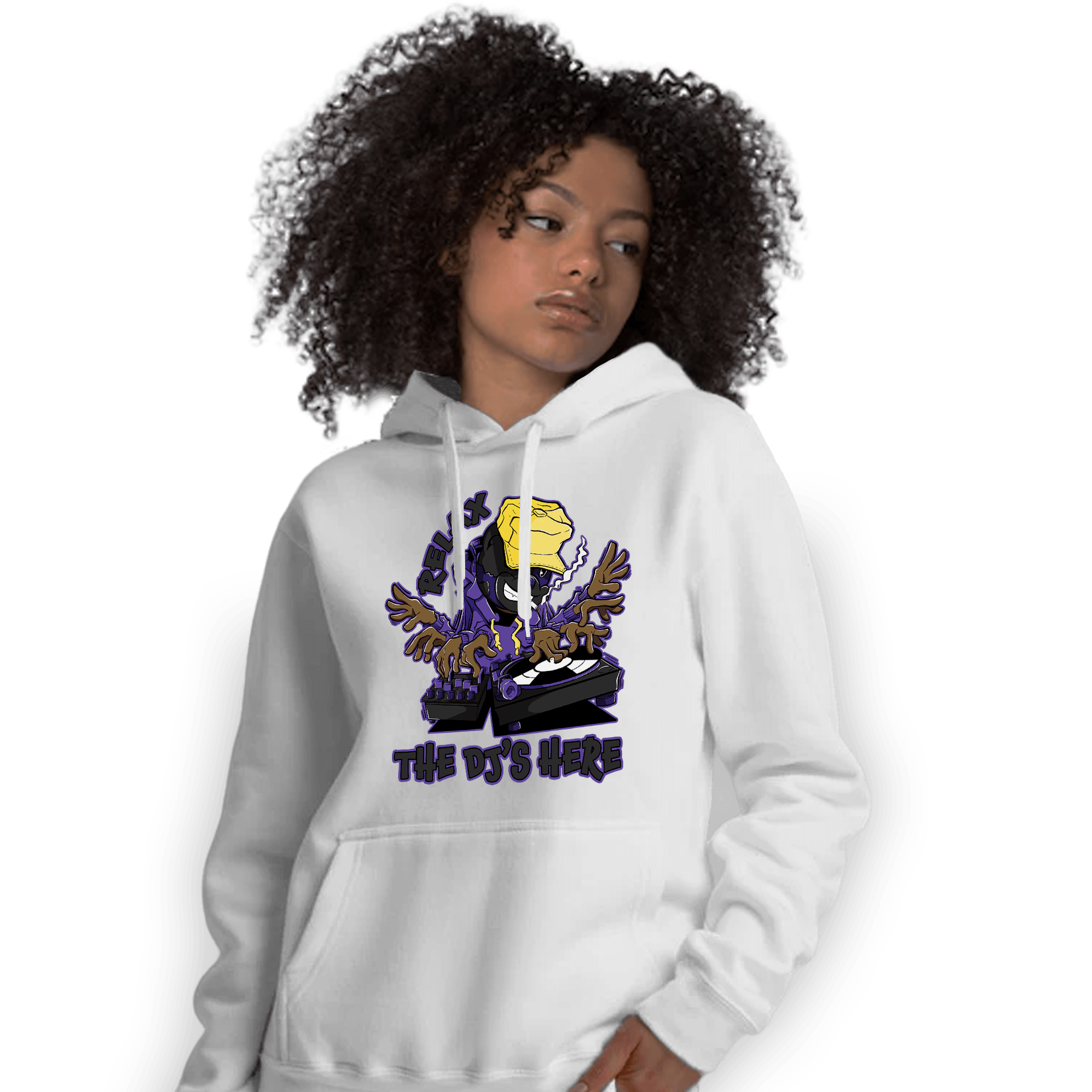 Field Purple 12s Hoodie Match BER The DJ Here - NastyJamz