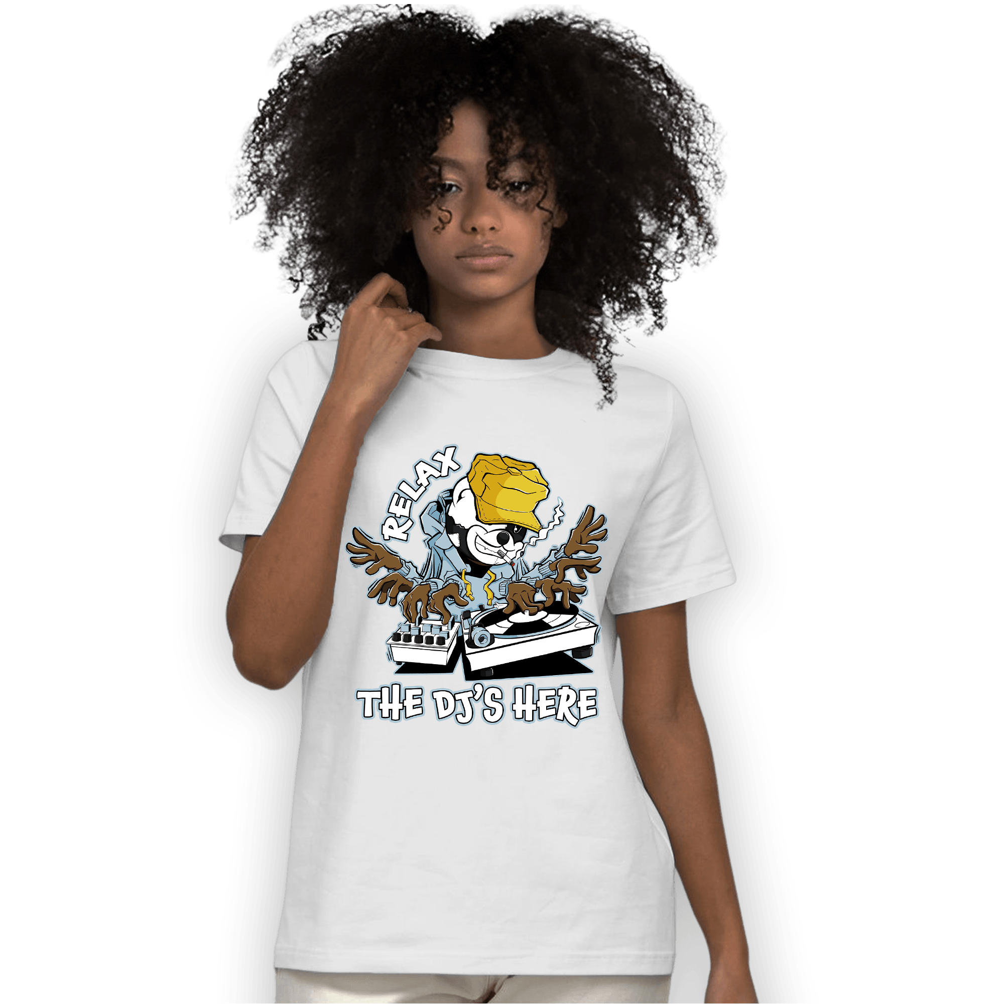 Blue Grey 13s T Shirt Match BER The DJ Here - NastyJamz