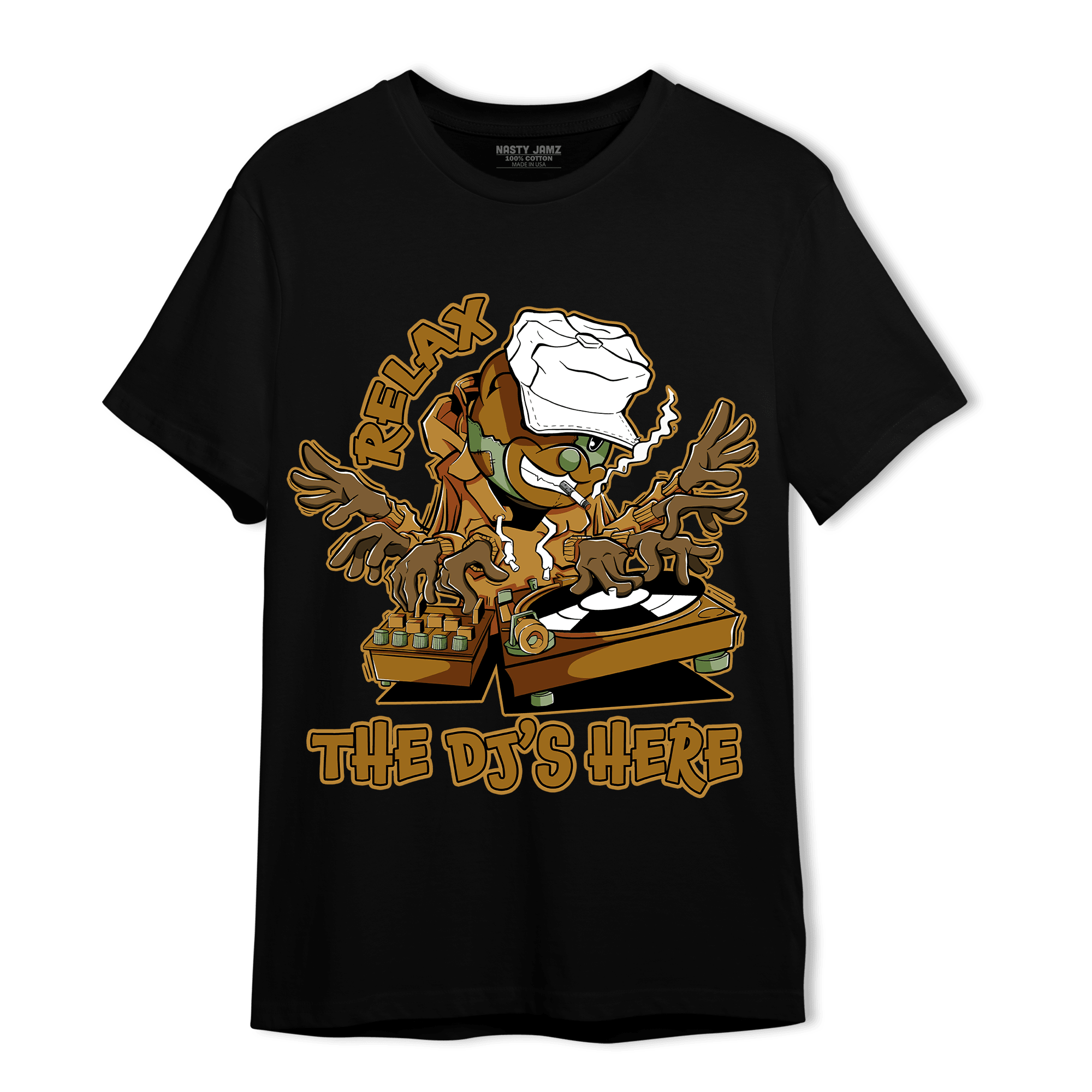 Wheat 13s T Shirt Match BER The DJ Here - NastyJamz