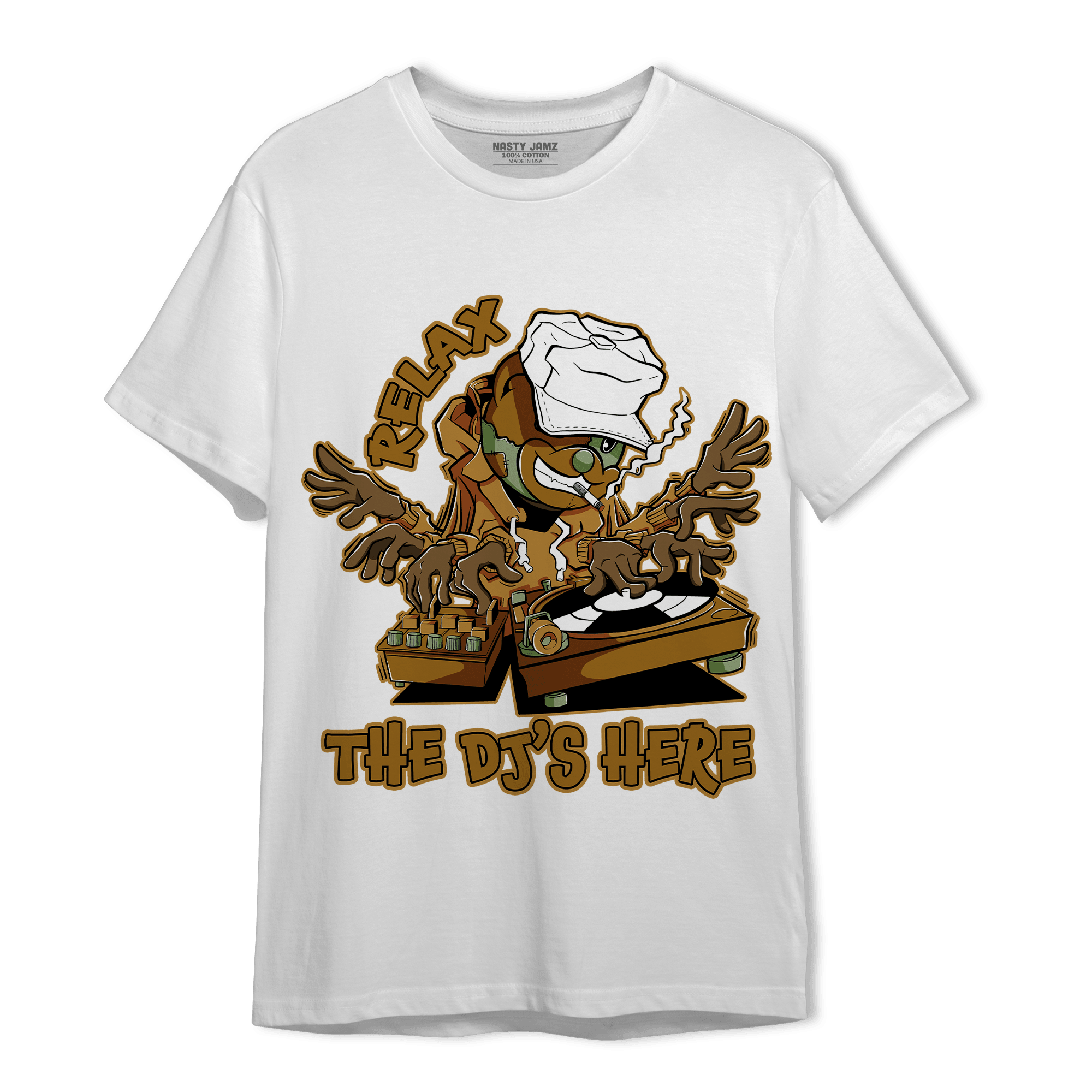 Wheat 13s T Shirt Match BER The DJ Here - NastyJamz