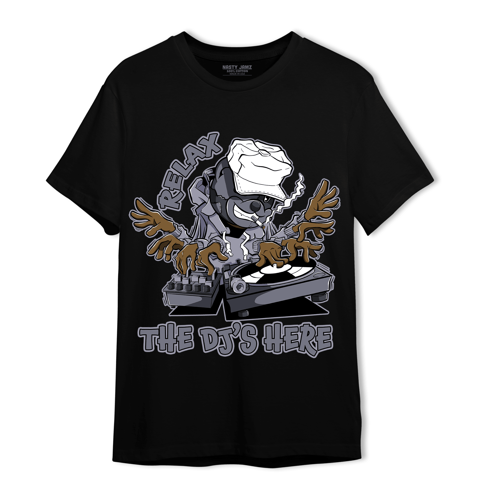 Stealth 14s T Shirt Match BER The DJ Here - NastyJamz