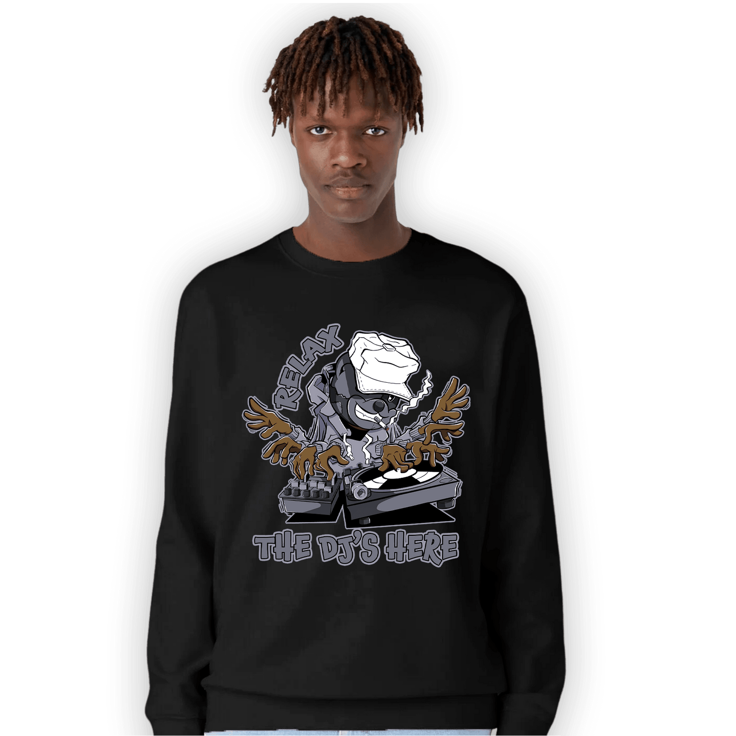 Stealth 14s Sweatshirt Match BER The DJ Here - NastyJamz