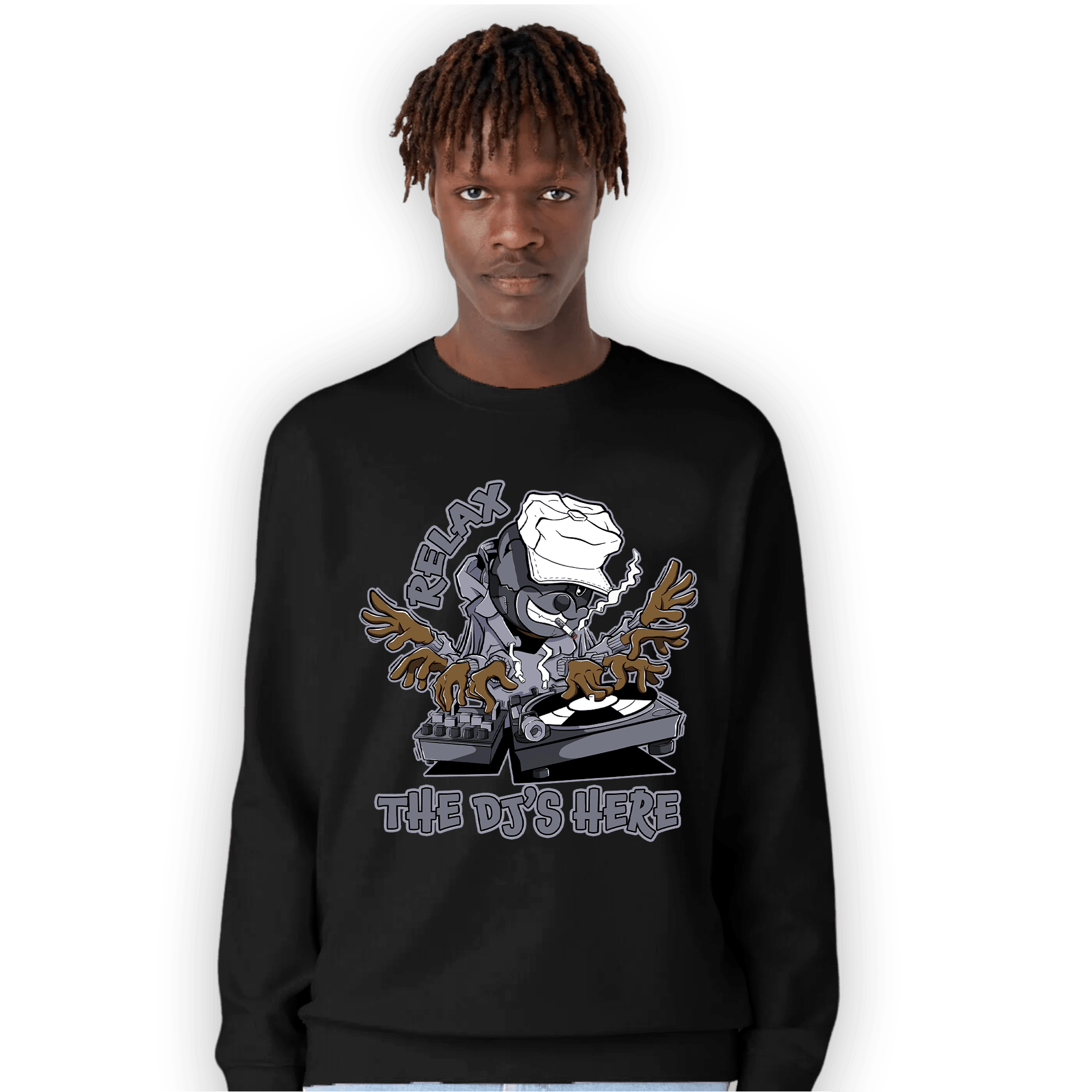 Stealth 14s Sweatshirt Match BER The DJ Here - NastyJamz