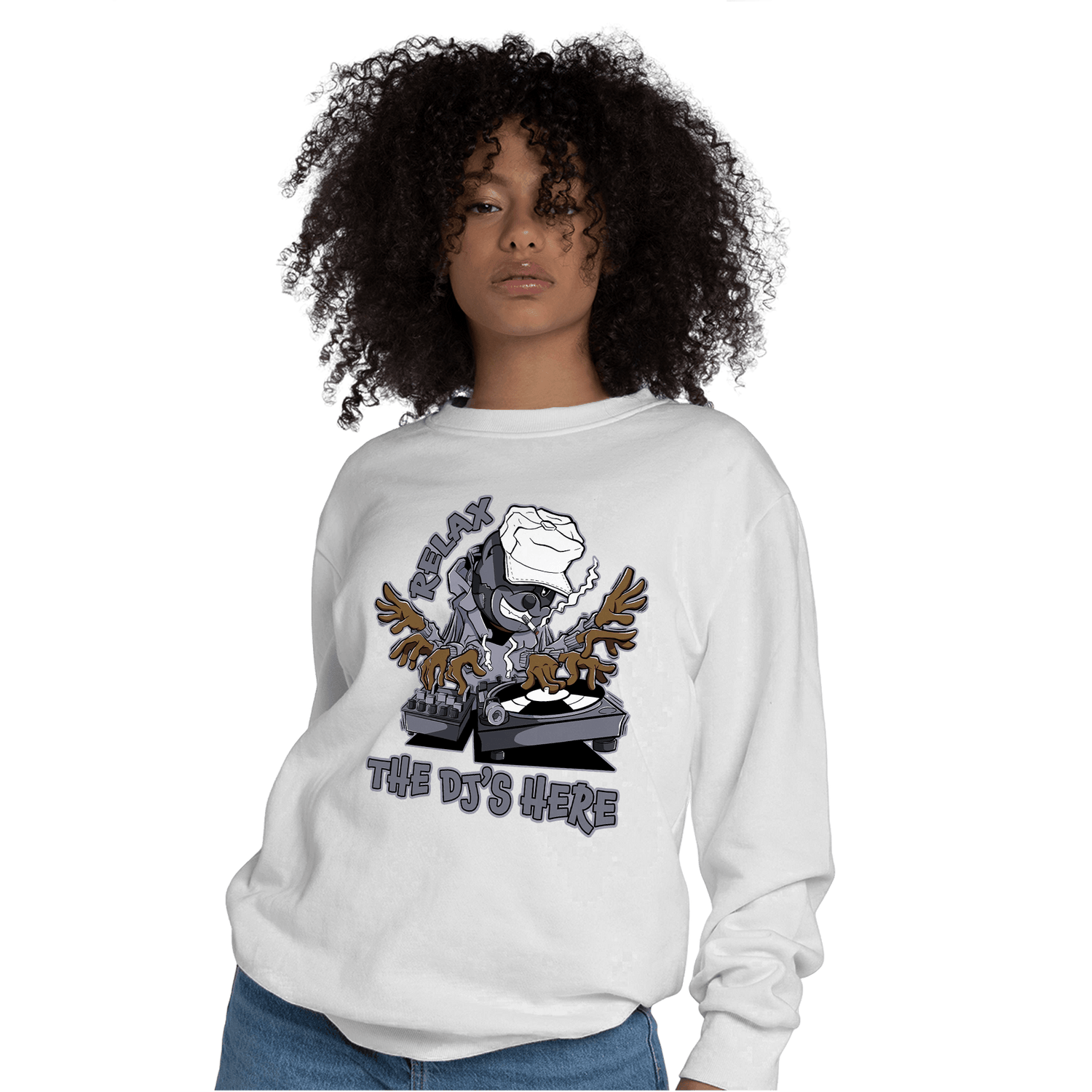 Stealth 14s Sweatshirt Match BER The DJ Here - NastyJamz